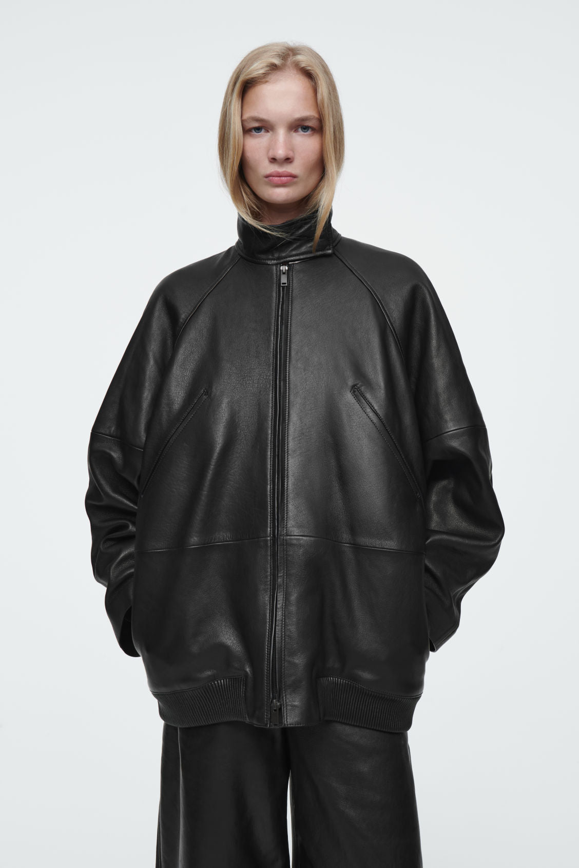 The leather jacket