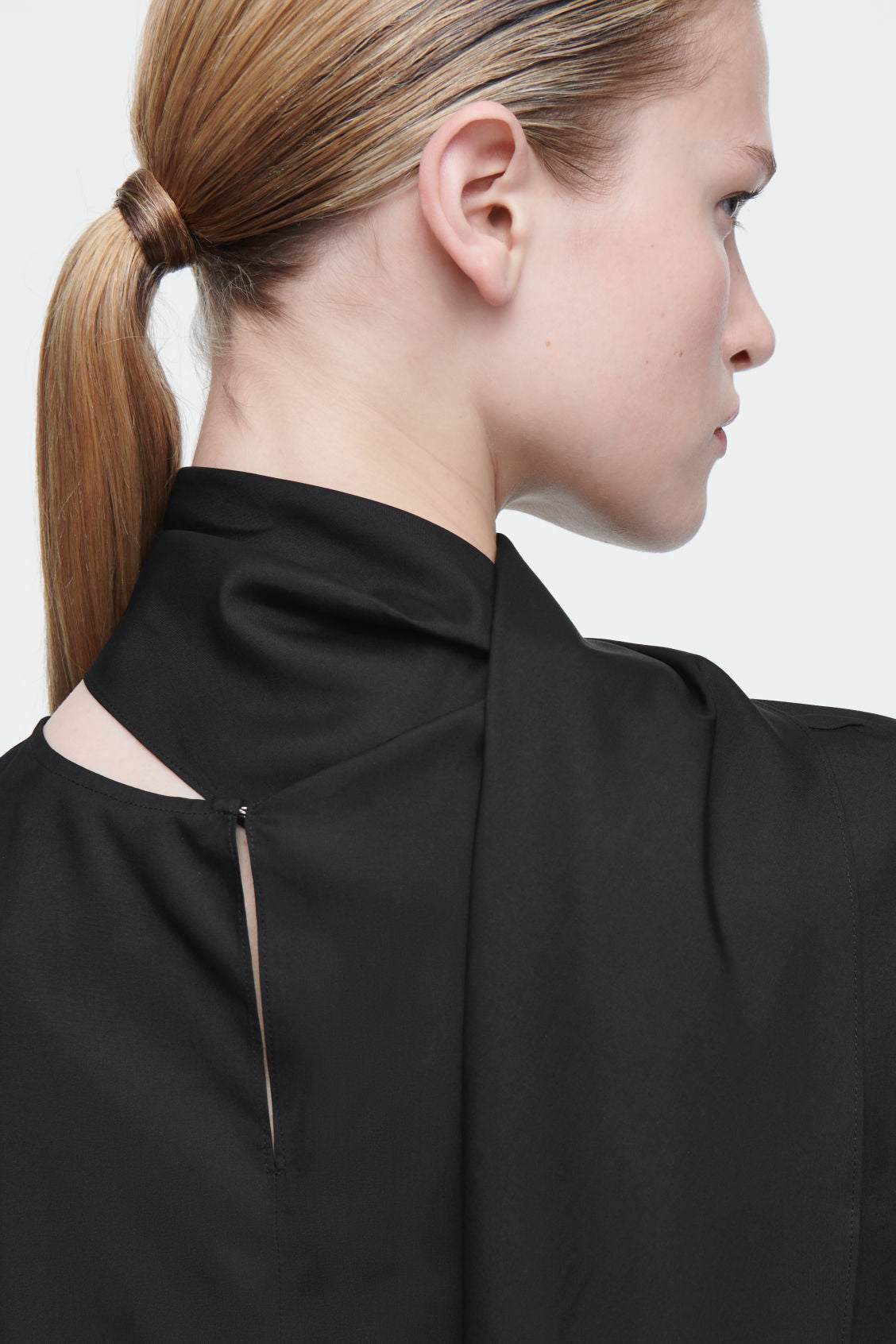 The silk scarf blouse