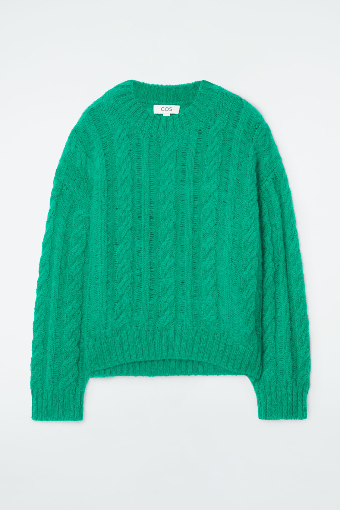 Cable-Knit Mohair Jumper