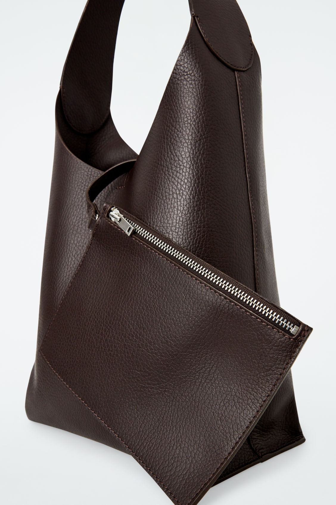 Serif Mini Leather Tote