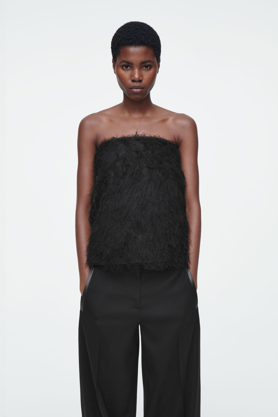 The feathered bandeau
