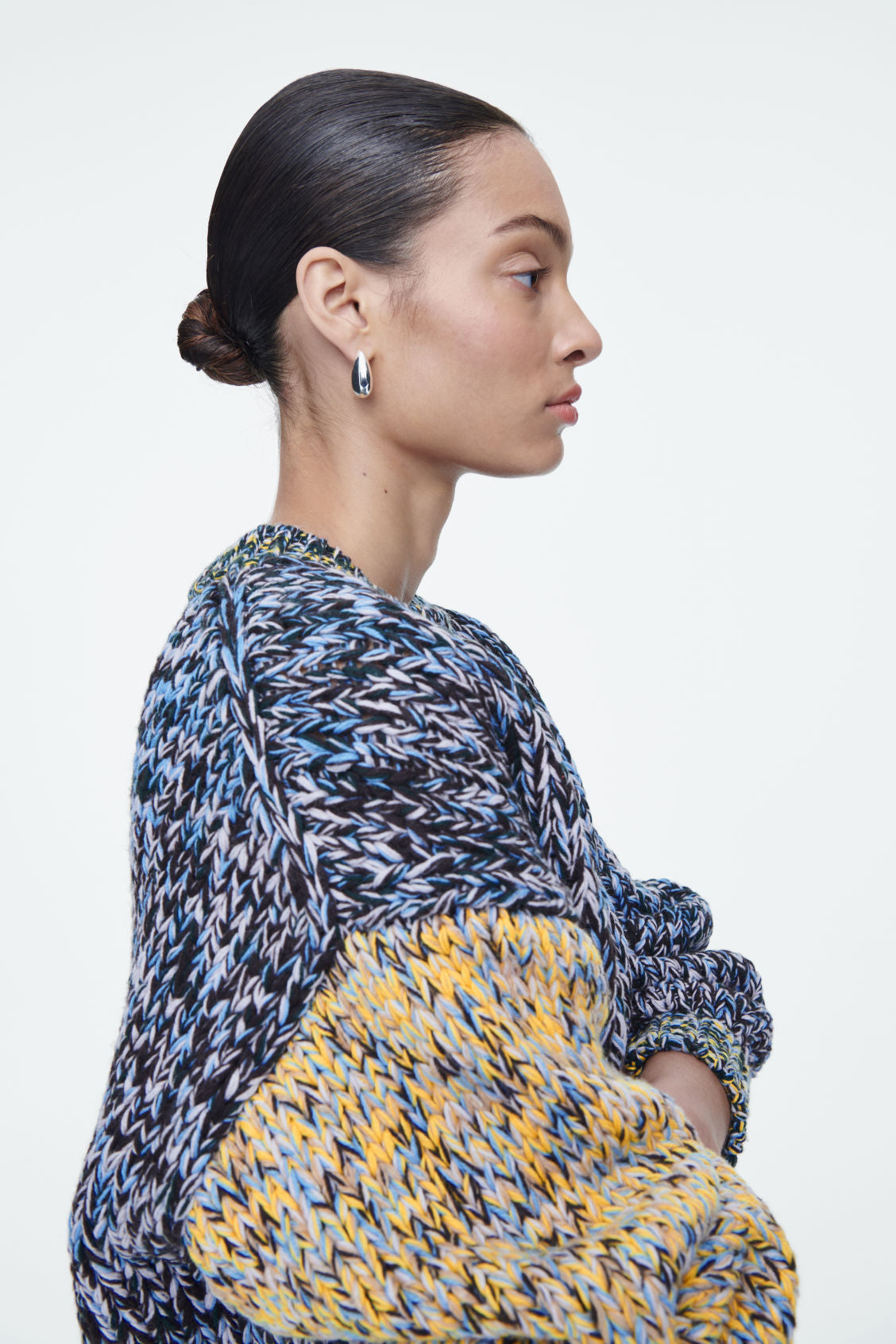 Chunky Multi-Yarn Wool Jumper