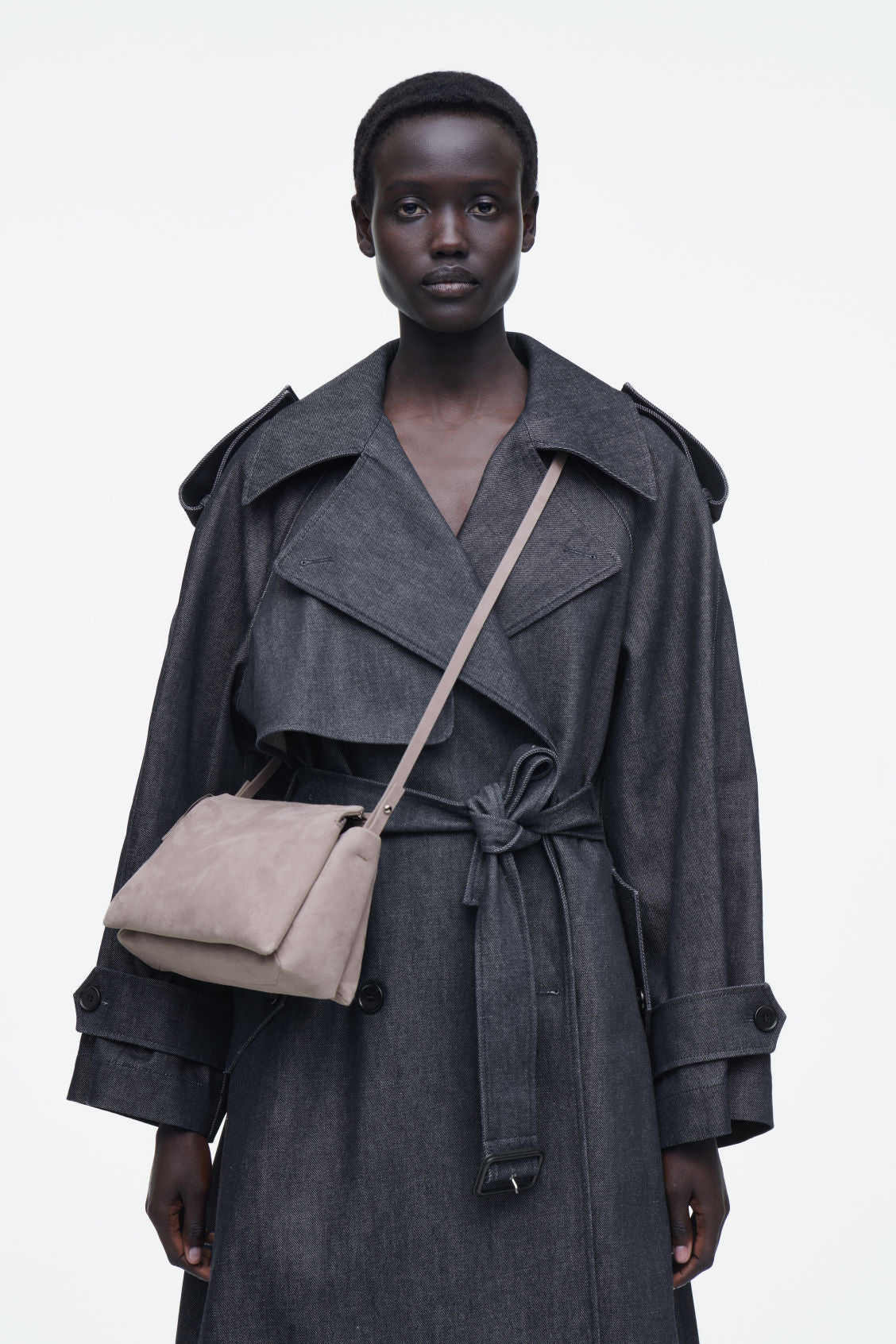 Suede Tome mini crossbody