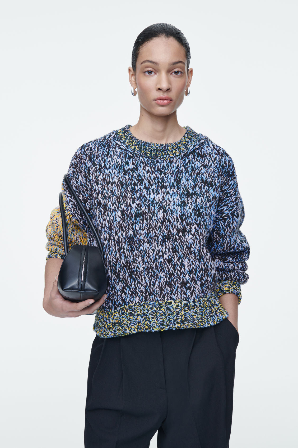 Chunky Multi-Yarn Wool Jumper