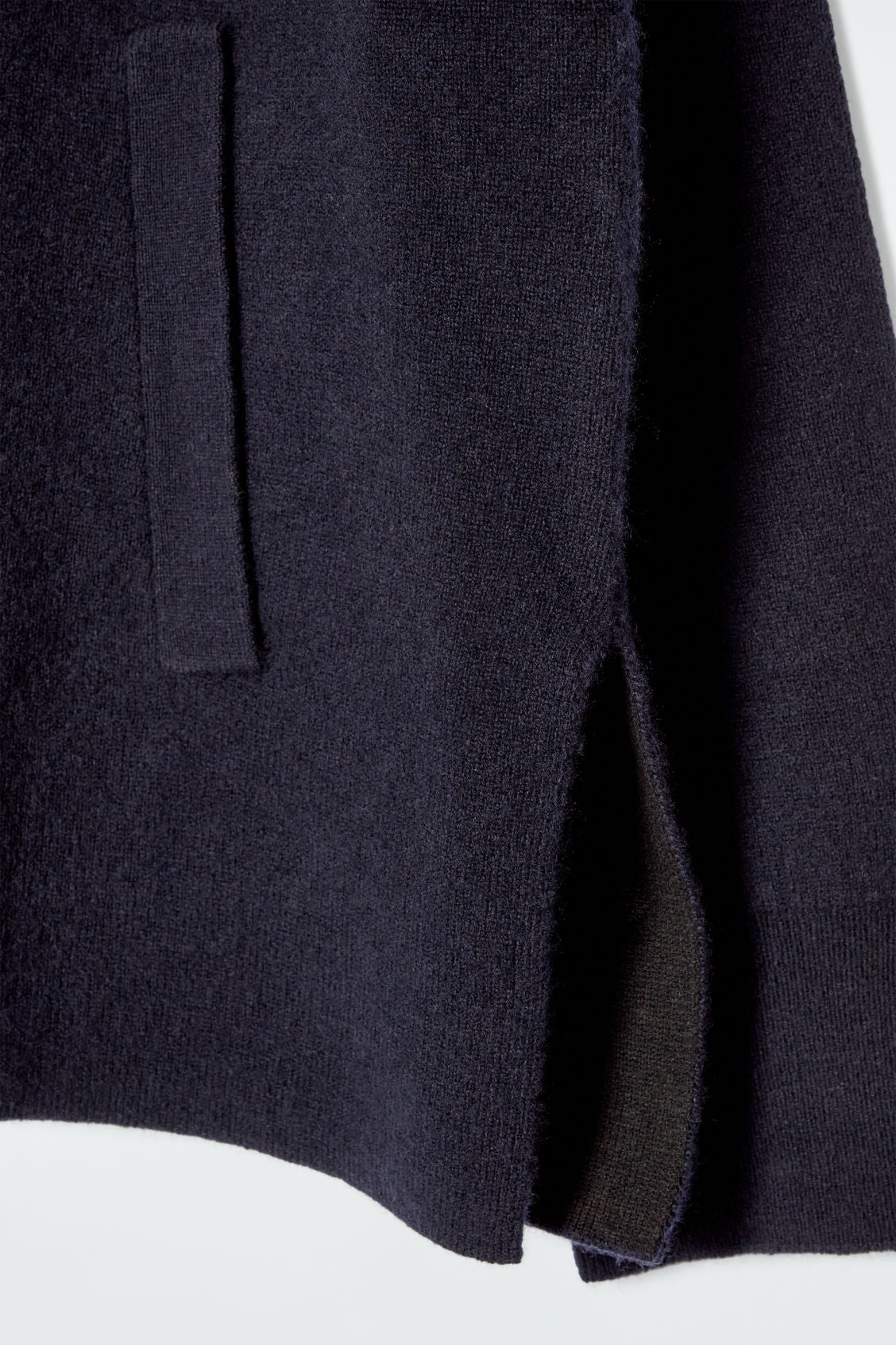 Oversized Double-Faced Wool Hoodie