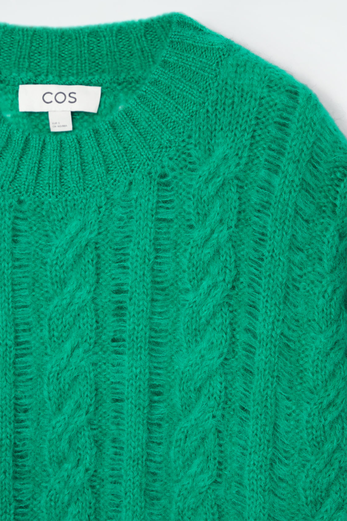 Cable-Knit Mohair Jumper