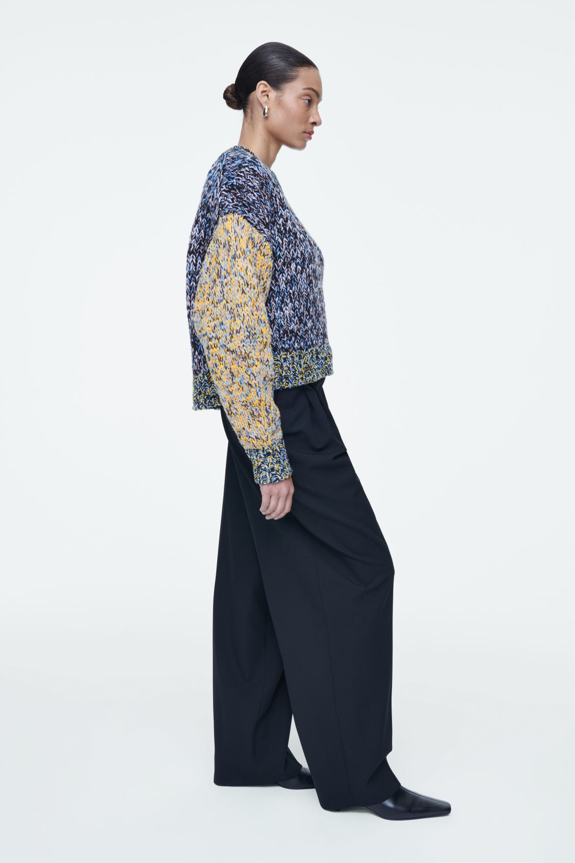 Chunky Multi-Yarn Wool Jumper