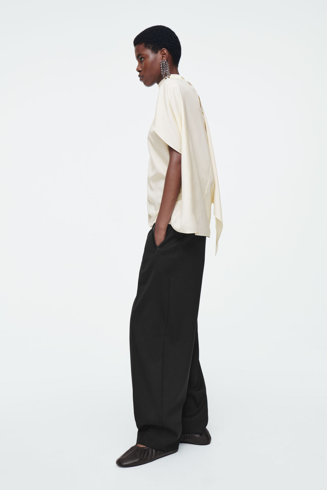 The silk scarf blouse