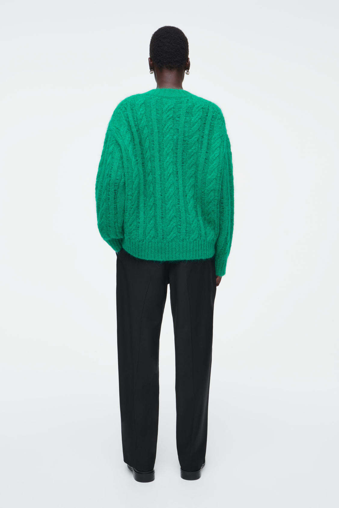 Cable-Knit Mohair Jumper