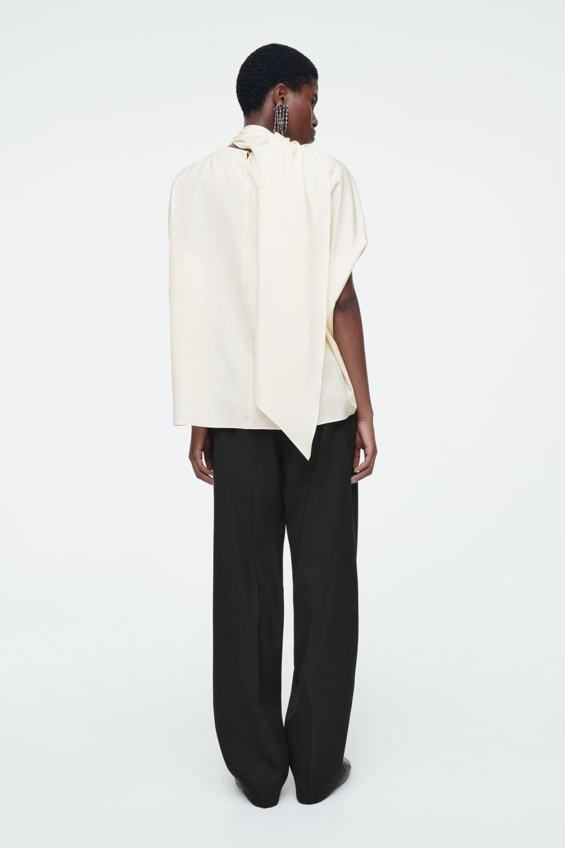 The silk scarf blouse