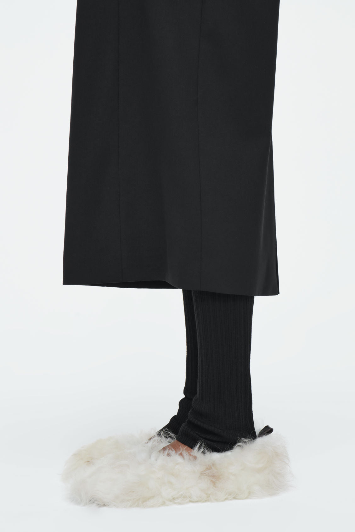 The shearling ballet flats