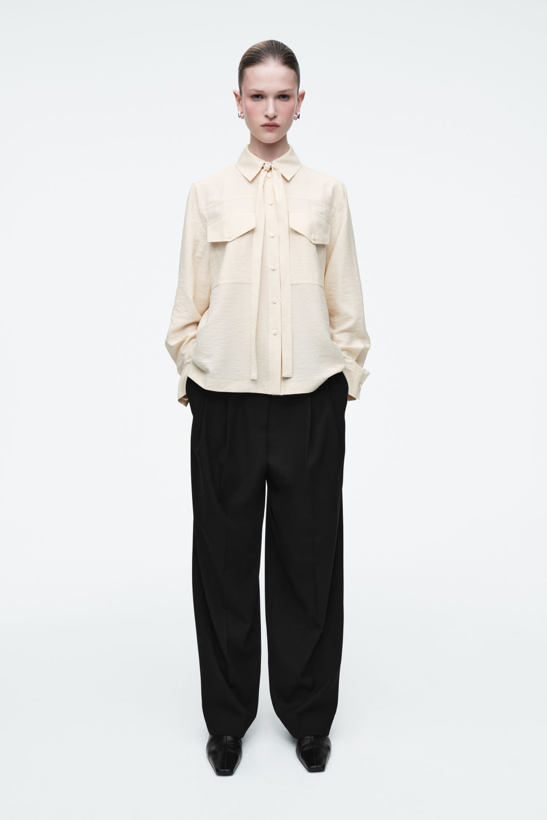 Neck-tie shirt
