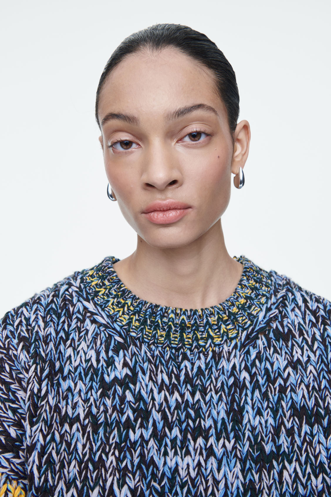 Chunky Multi-Yarn Wool Jumper