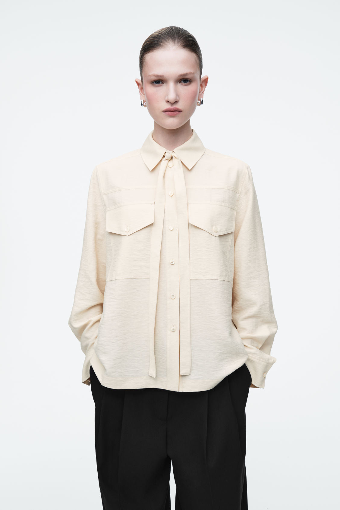 Neck-tie shirt