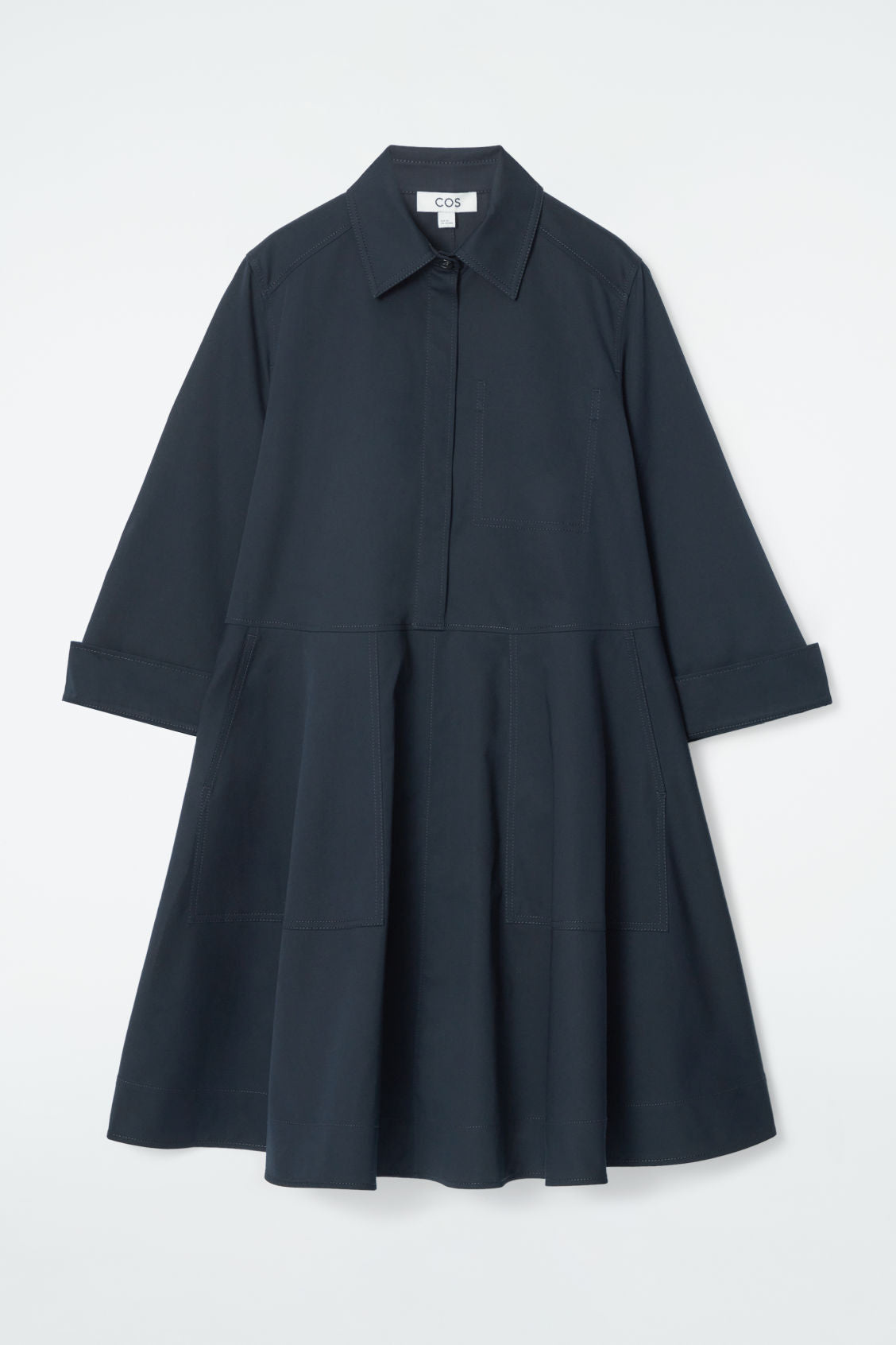 Cotton Utility shirt Dress