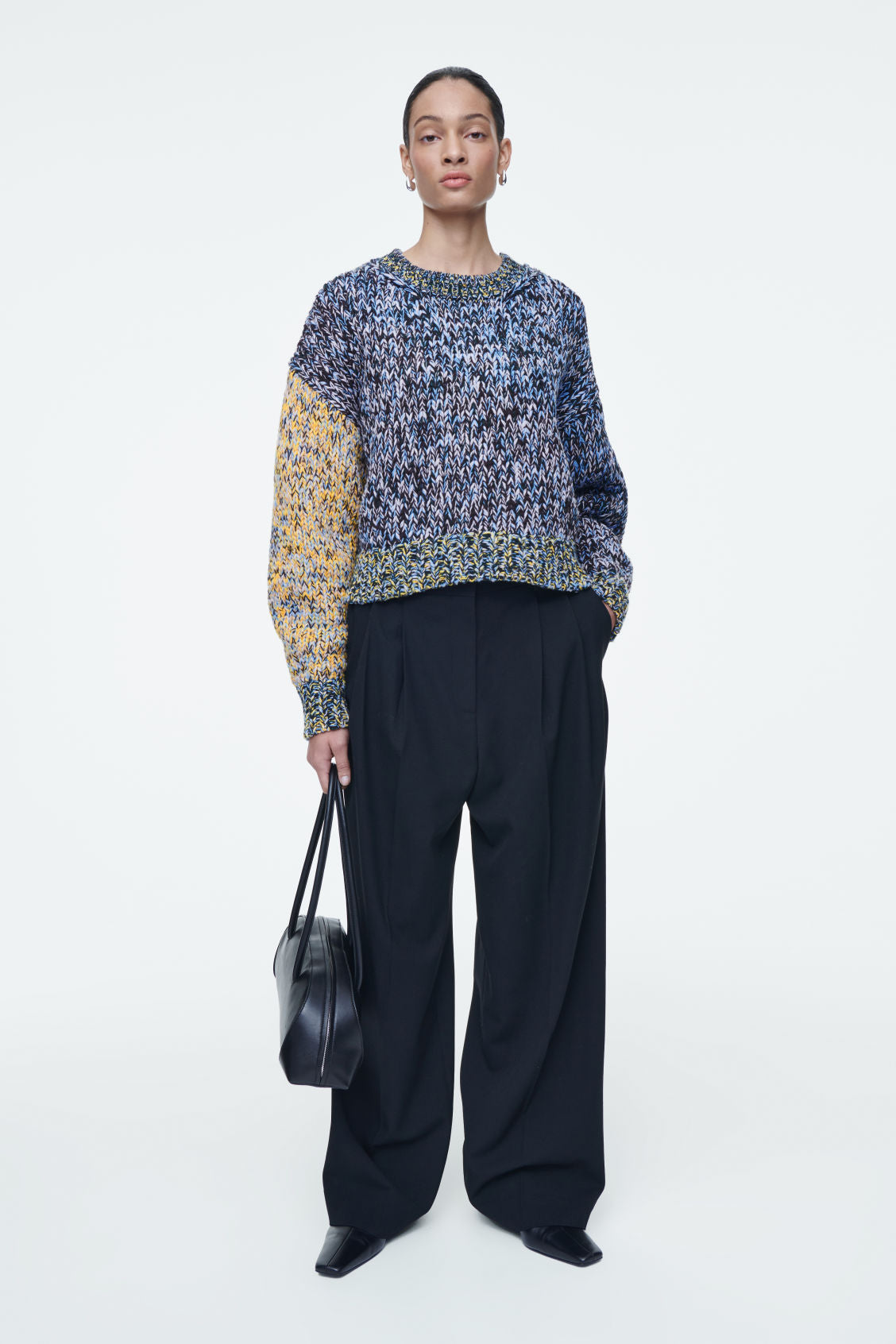 Chunky Multi-Yarn Wool Jumper