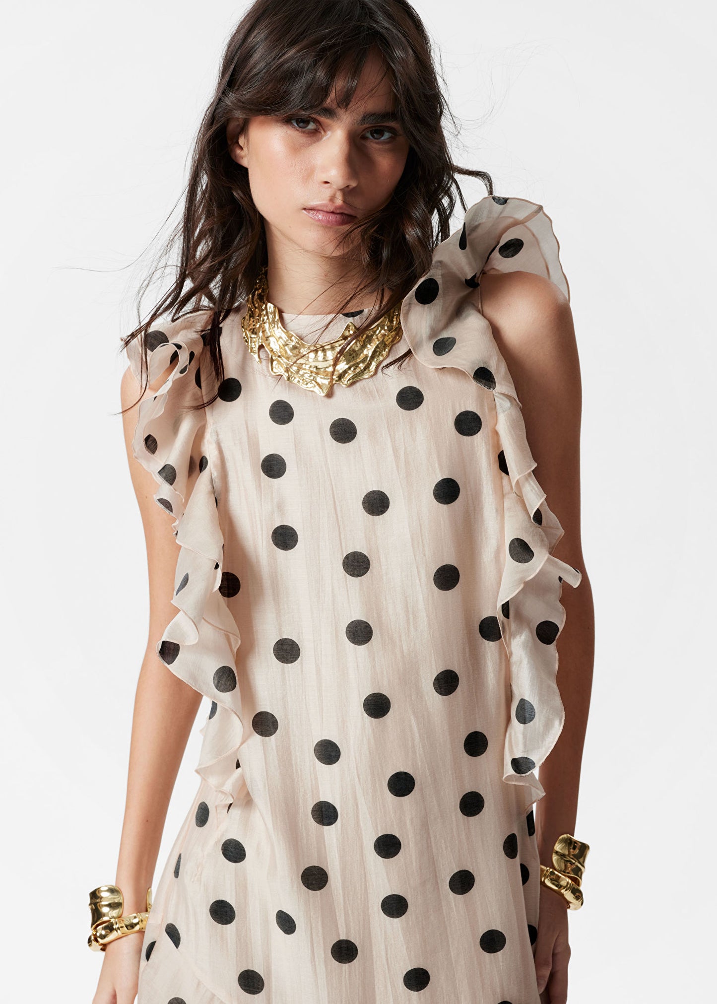 Frilled Maxi Dress