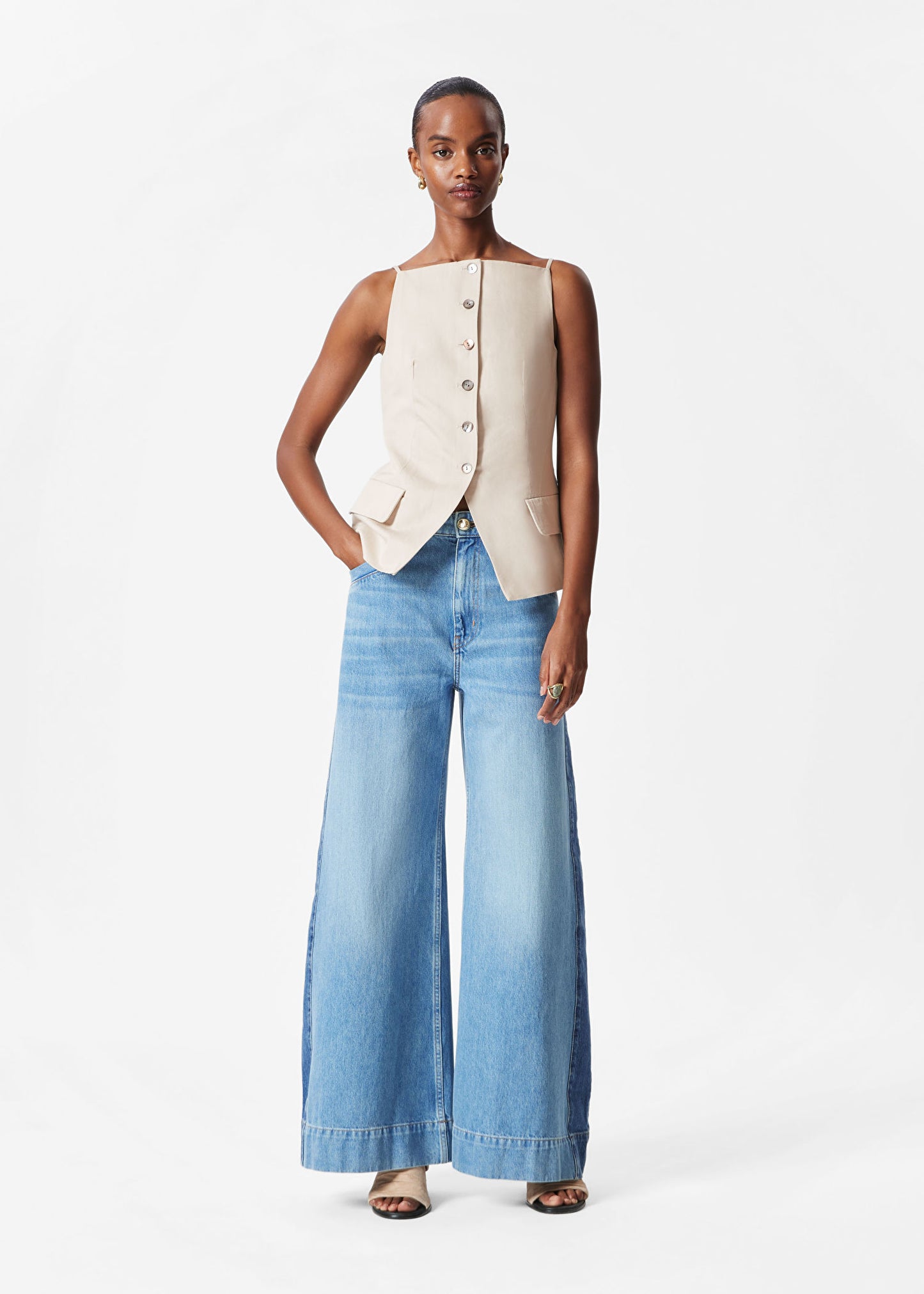 Tailored Vest Top