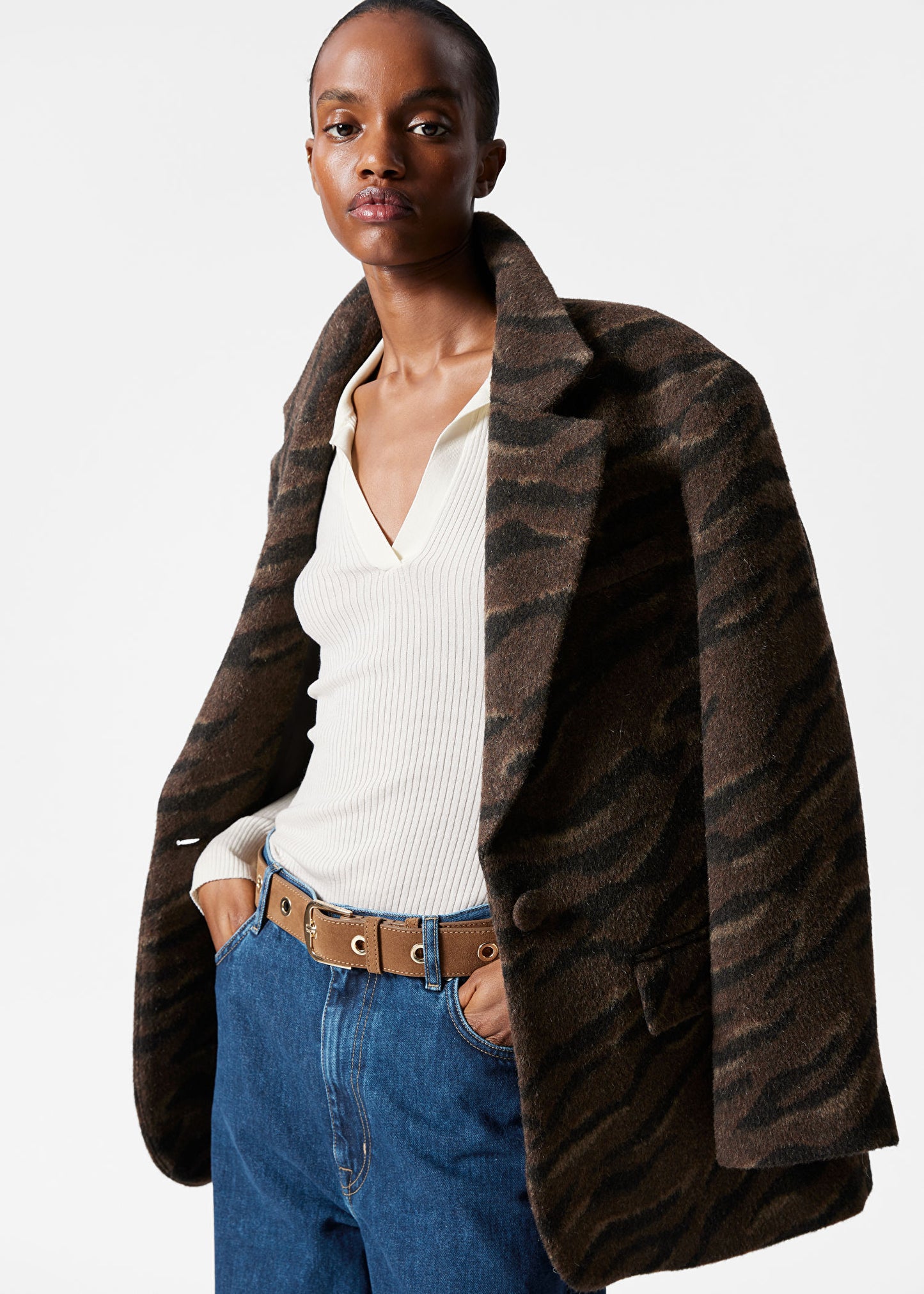 Single-Breasted Wool Blazer