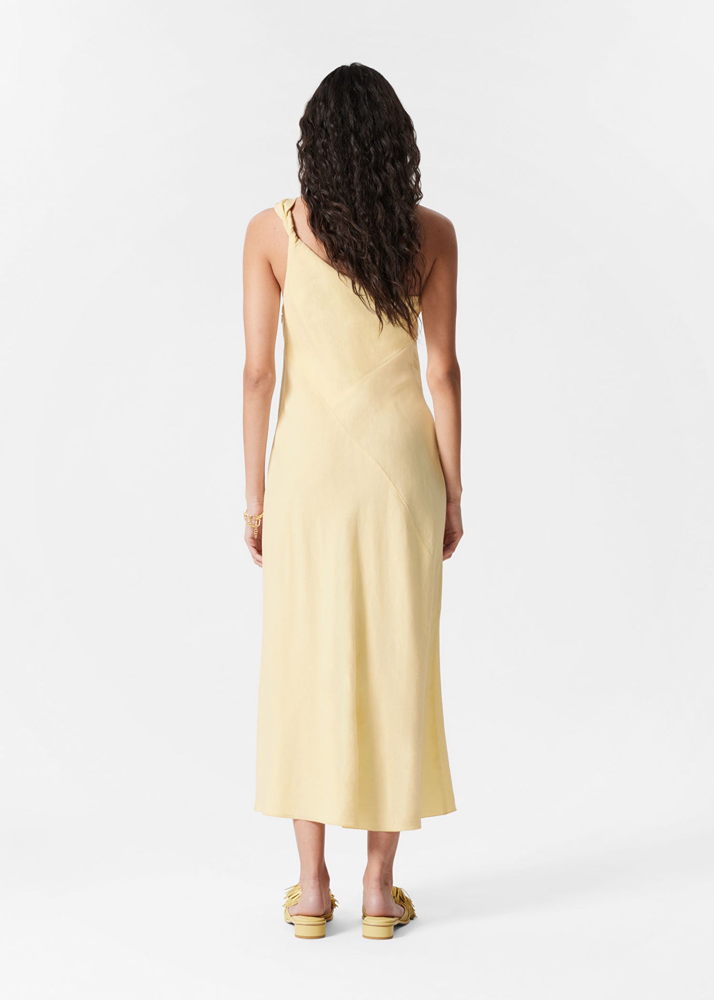 One-Shoulder Midi Dress