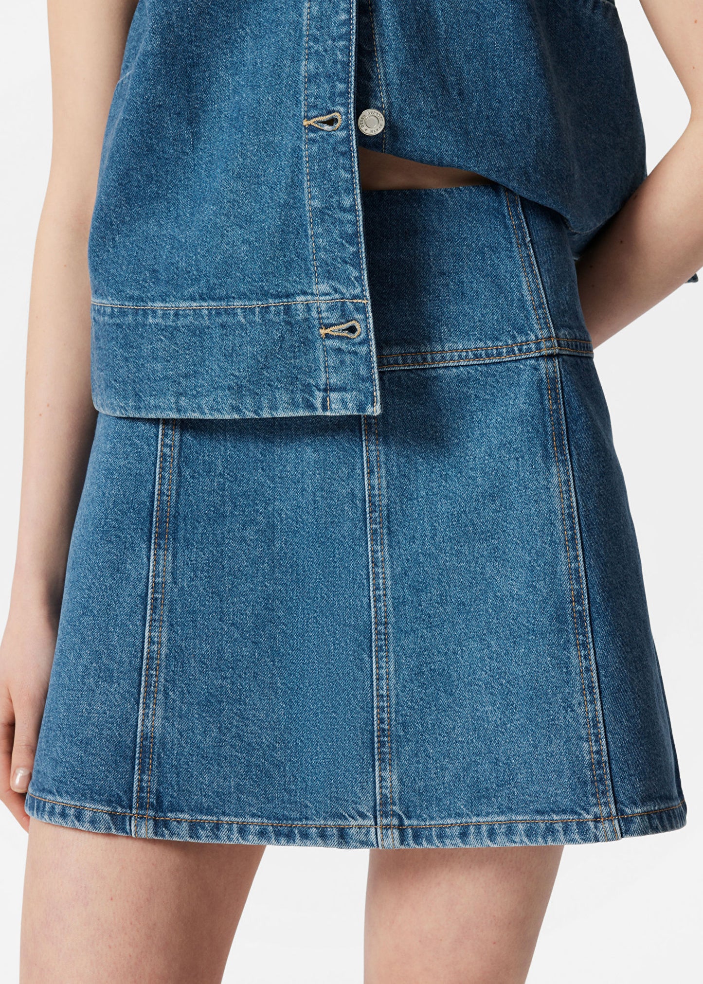Denim Mini Skirt