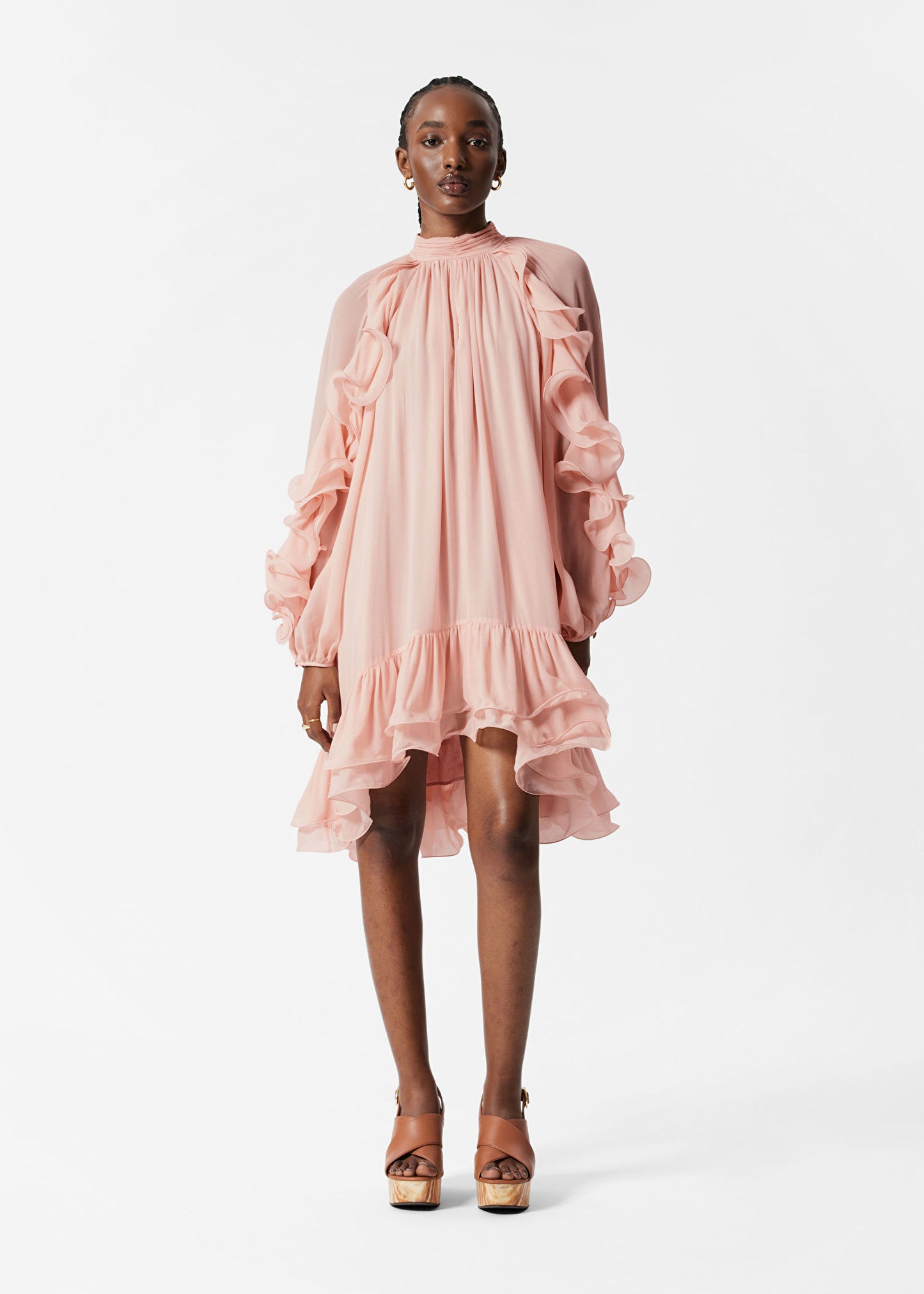 Ruffle Mini Dress