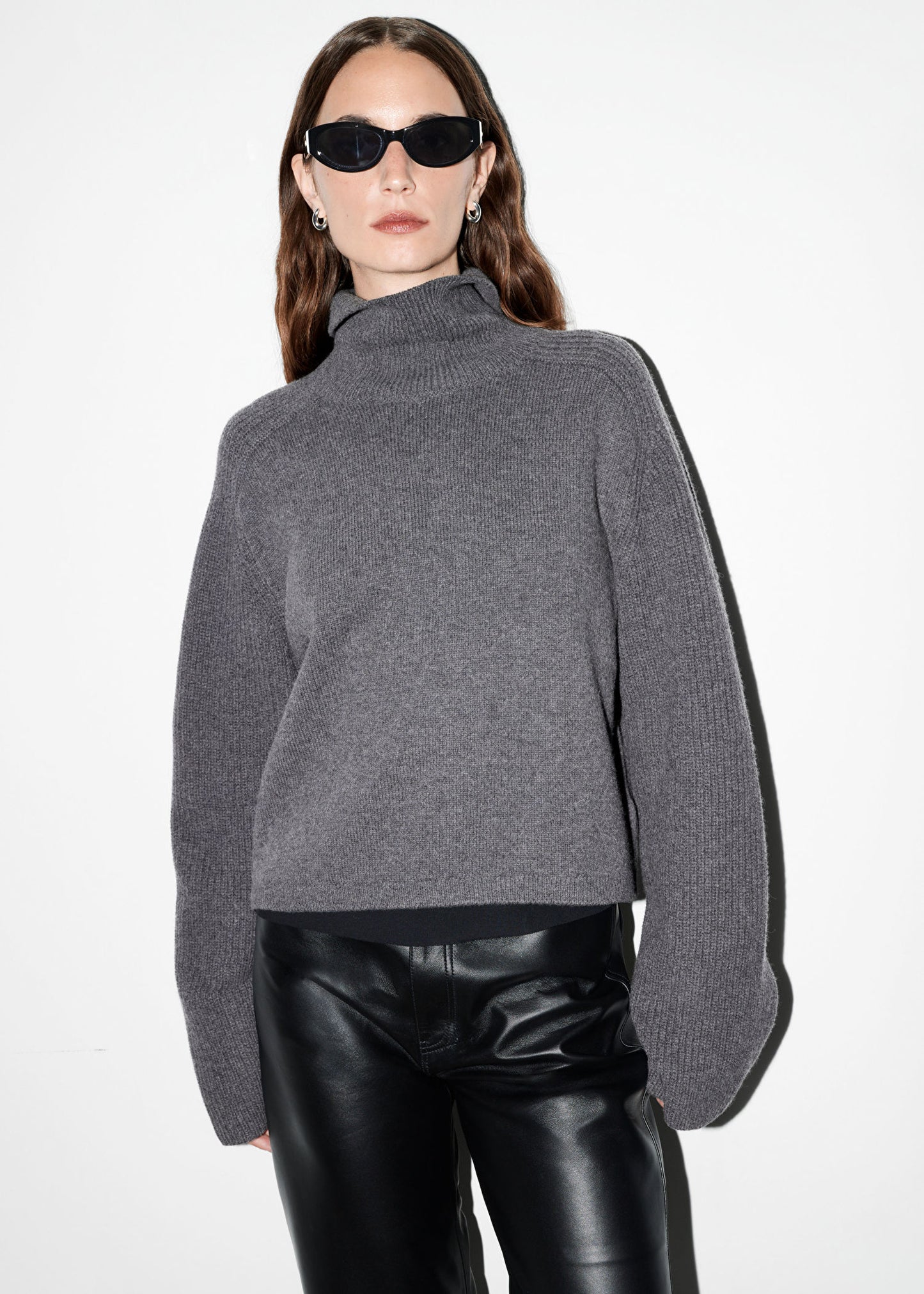 Boxy Turtleneck Jumper