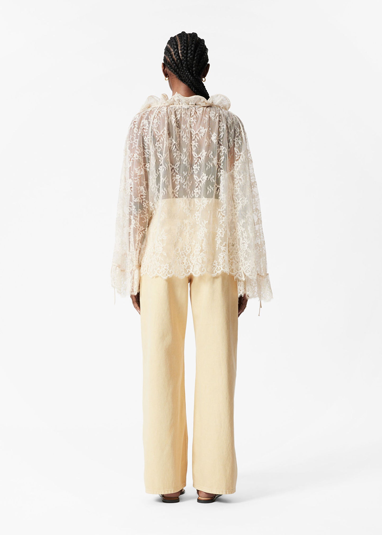 Ruffle Lace Blouse