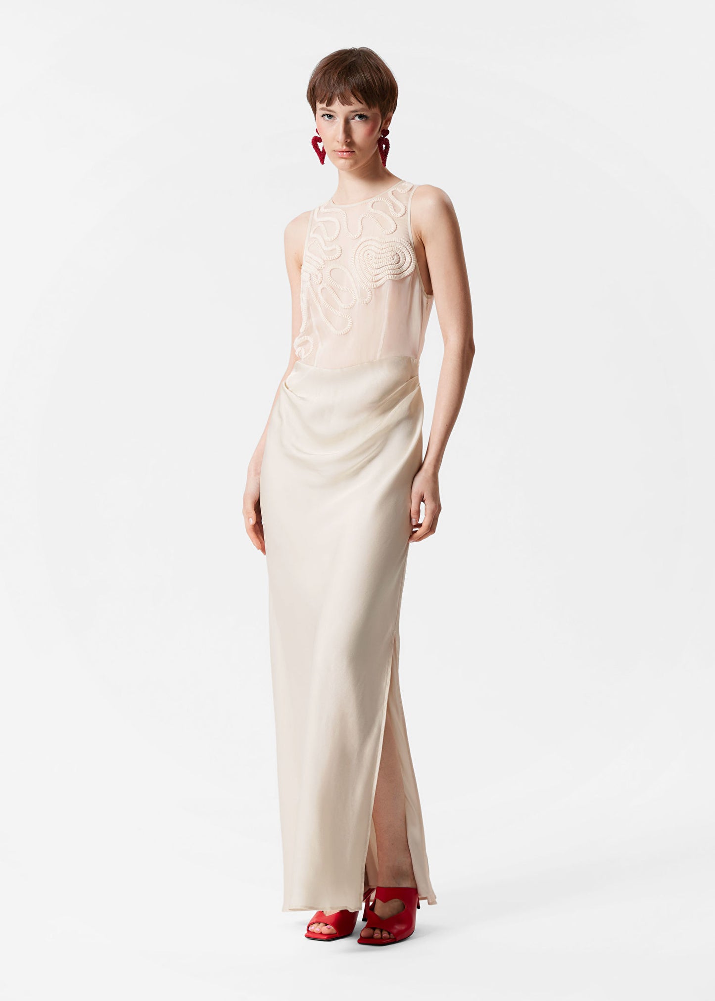 Embroidered Maxi Dress