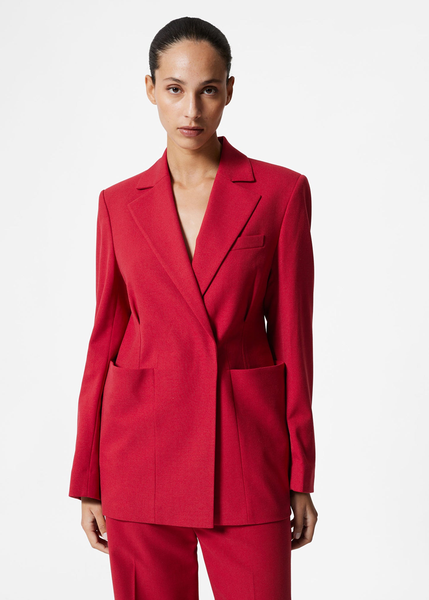 Tailored Waisted Blazer