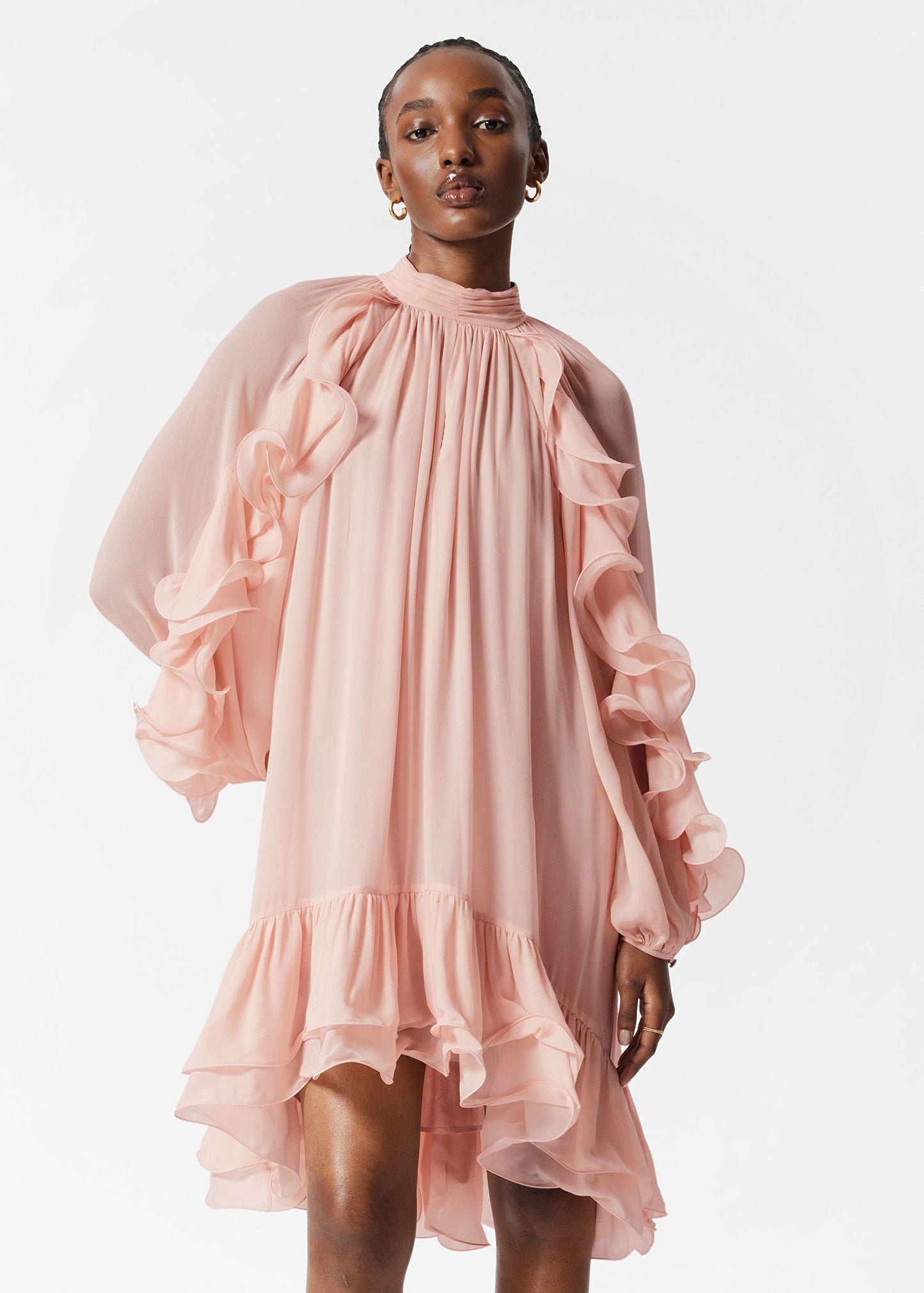 Ruffle Mini Dress