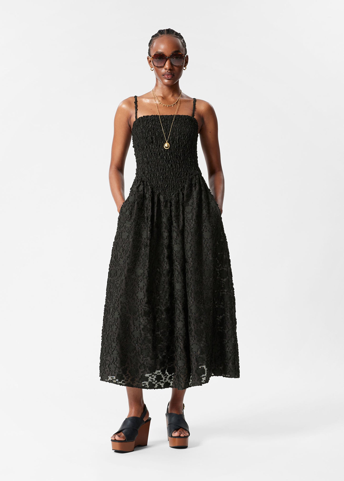 Smock Maxi Dress