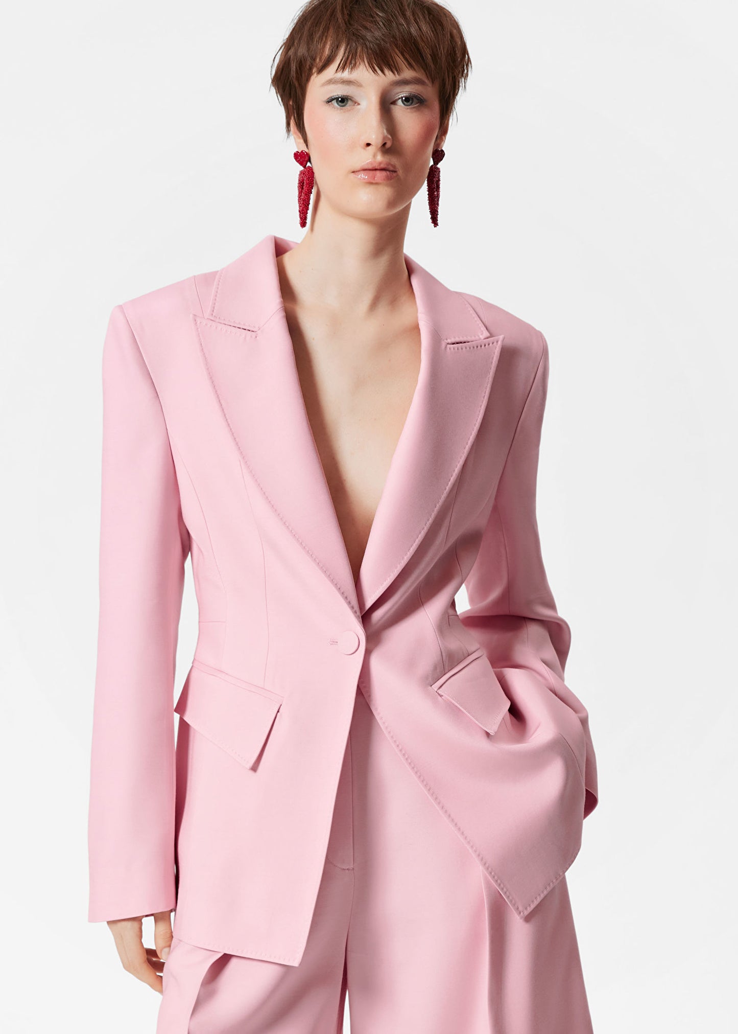 Tailored Pink Blazer