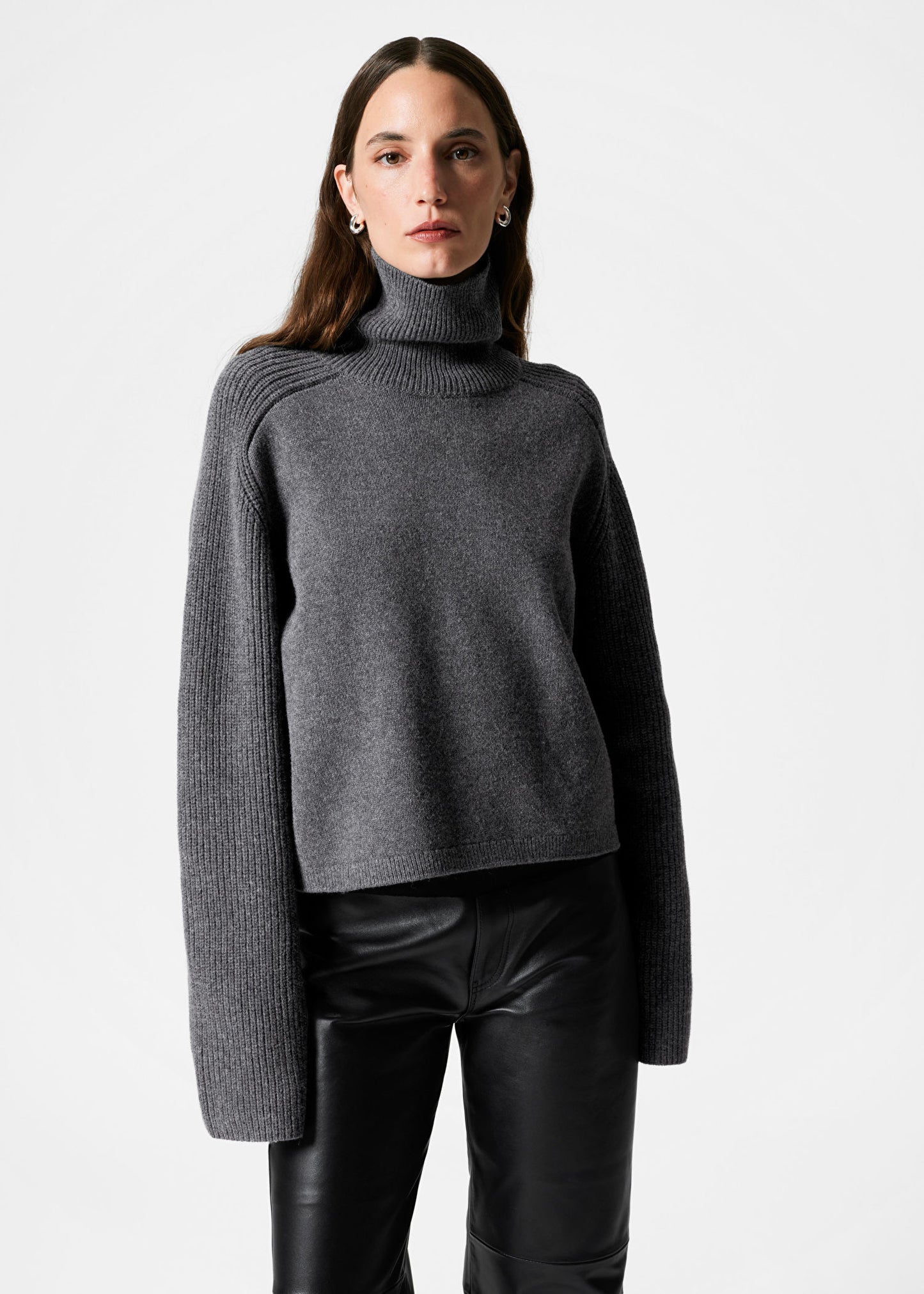 Boxy Turtleneck Jumper