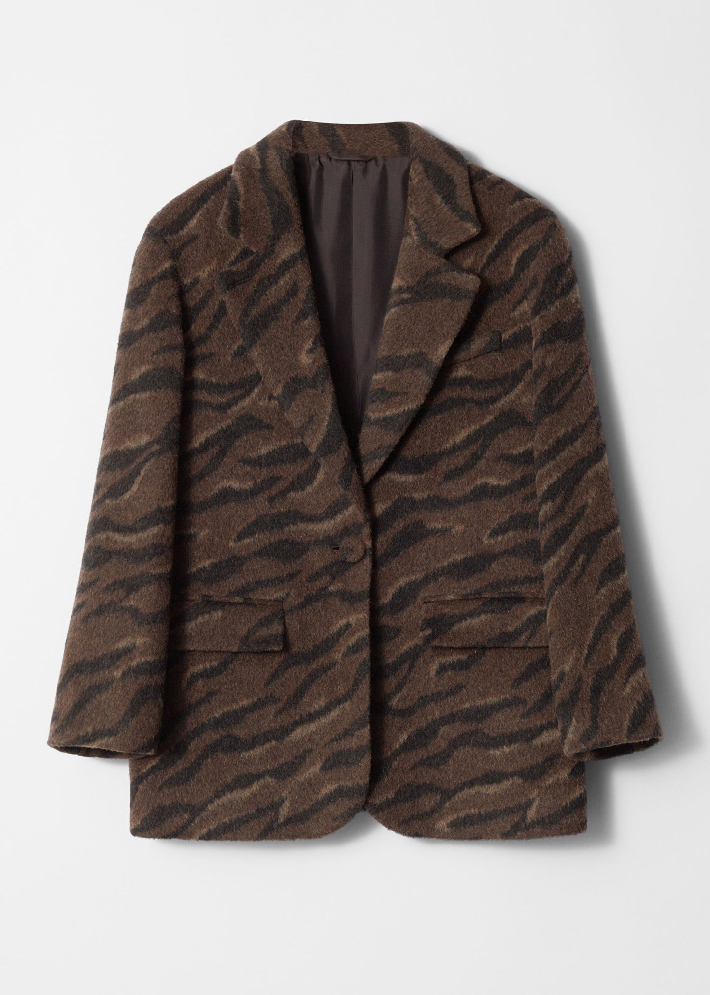 Single-Breasted Wool Blazer