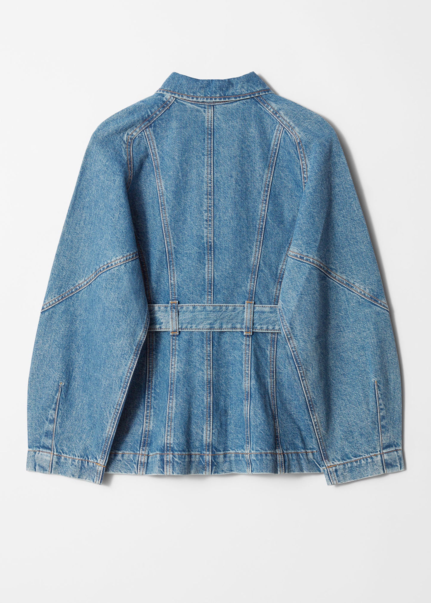Belted Denim Jacket