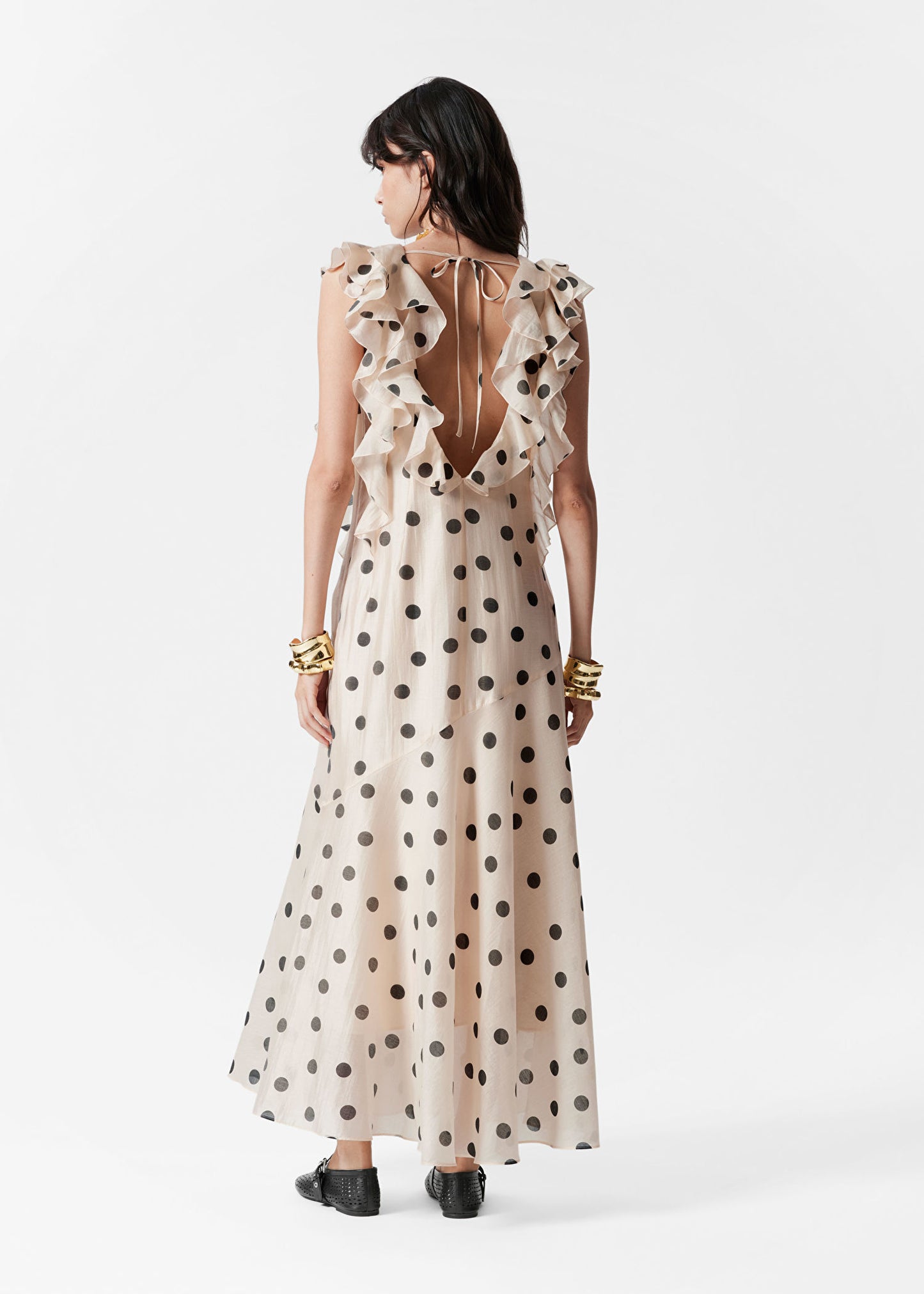 Frilled Maxi Dress