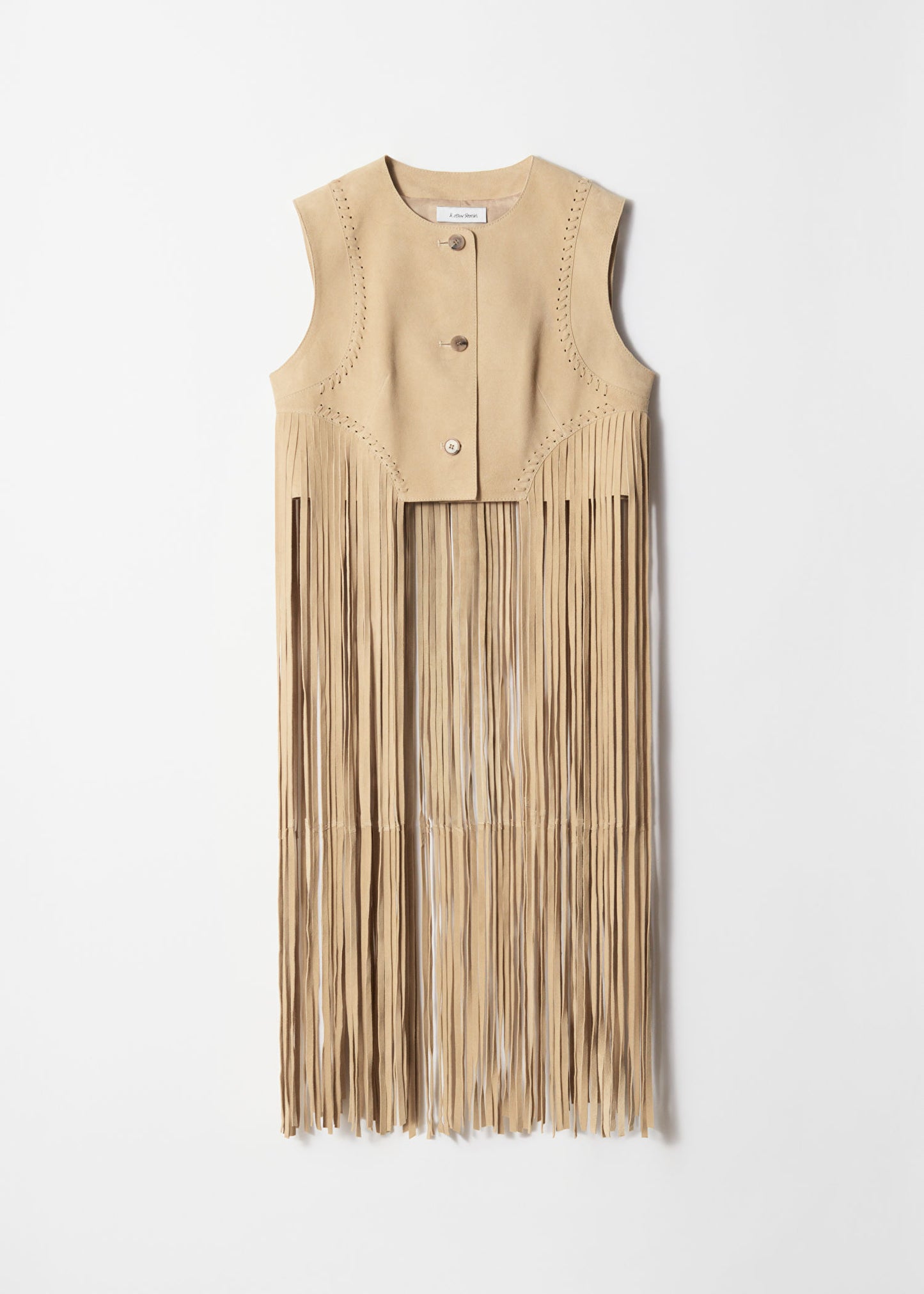 Fringed Suede Vest