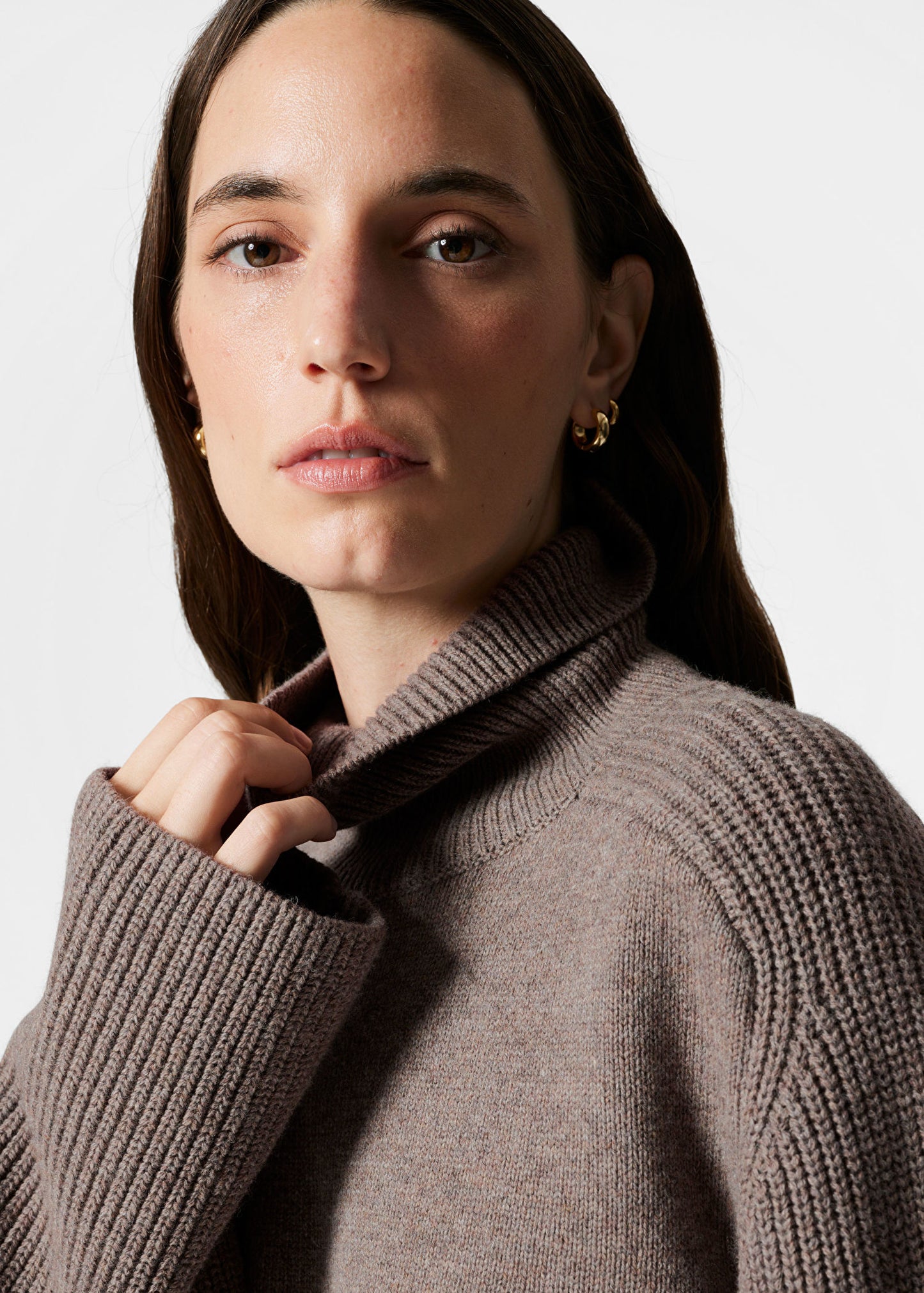 Boxy Turtleneck Jumper