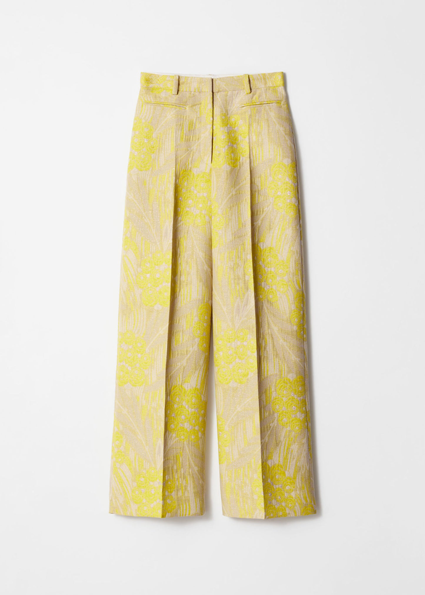Jacquard Press-Crease Trousers