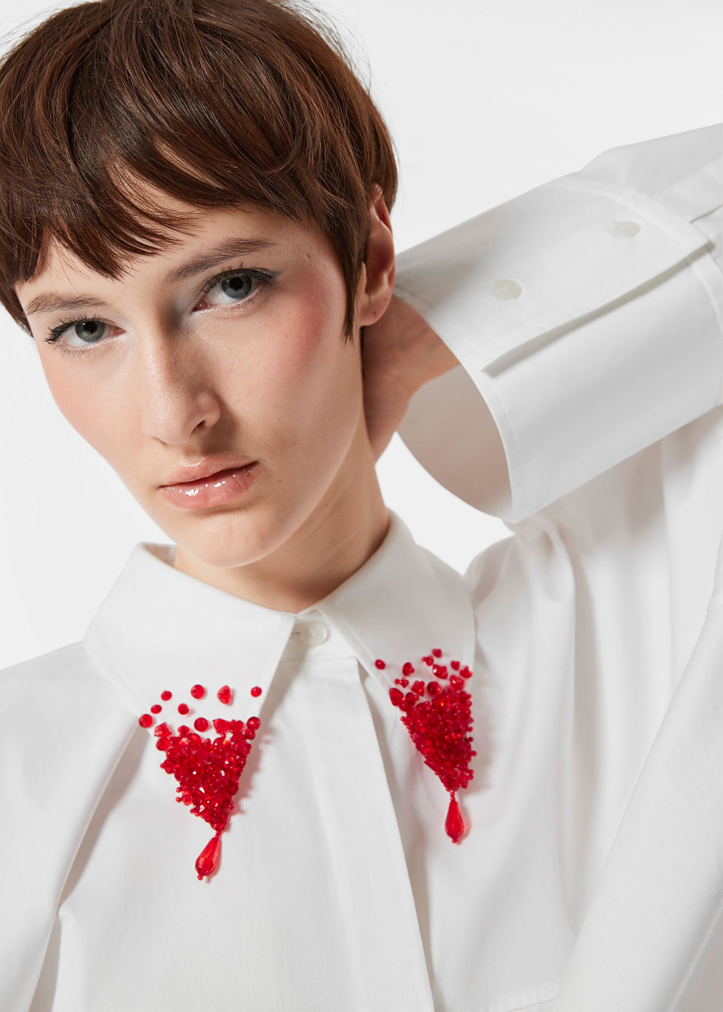 Bead-Embellished Shirt
