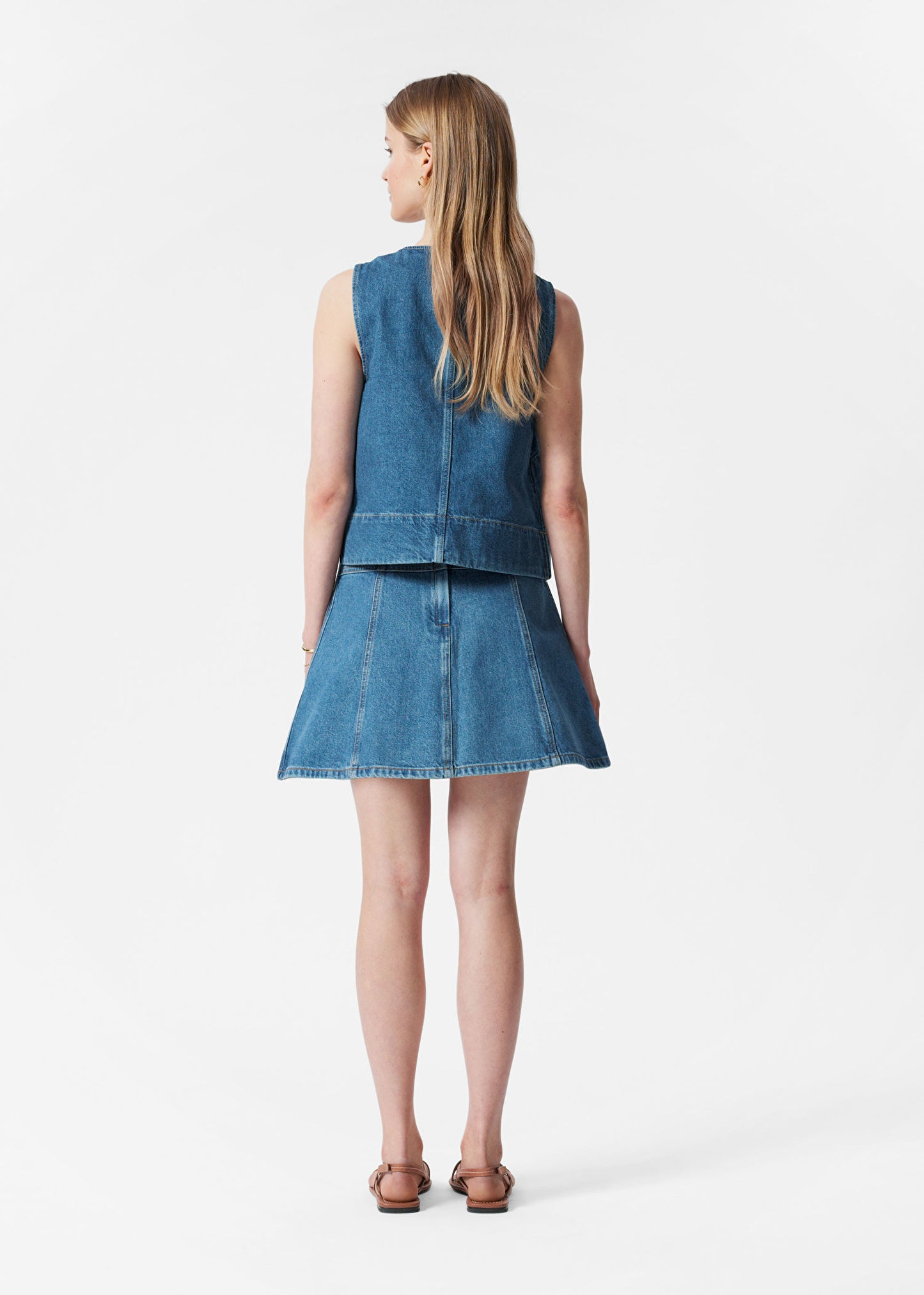 Denim Mini Skirt