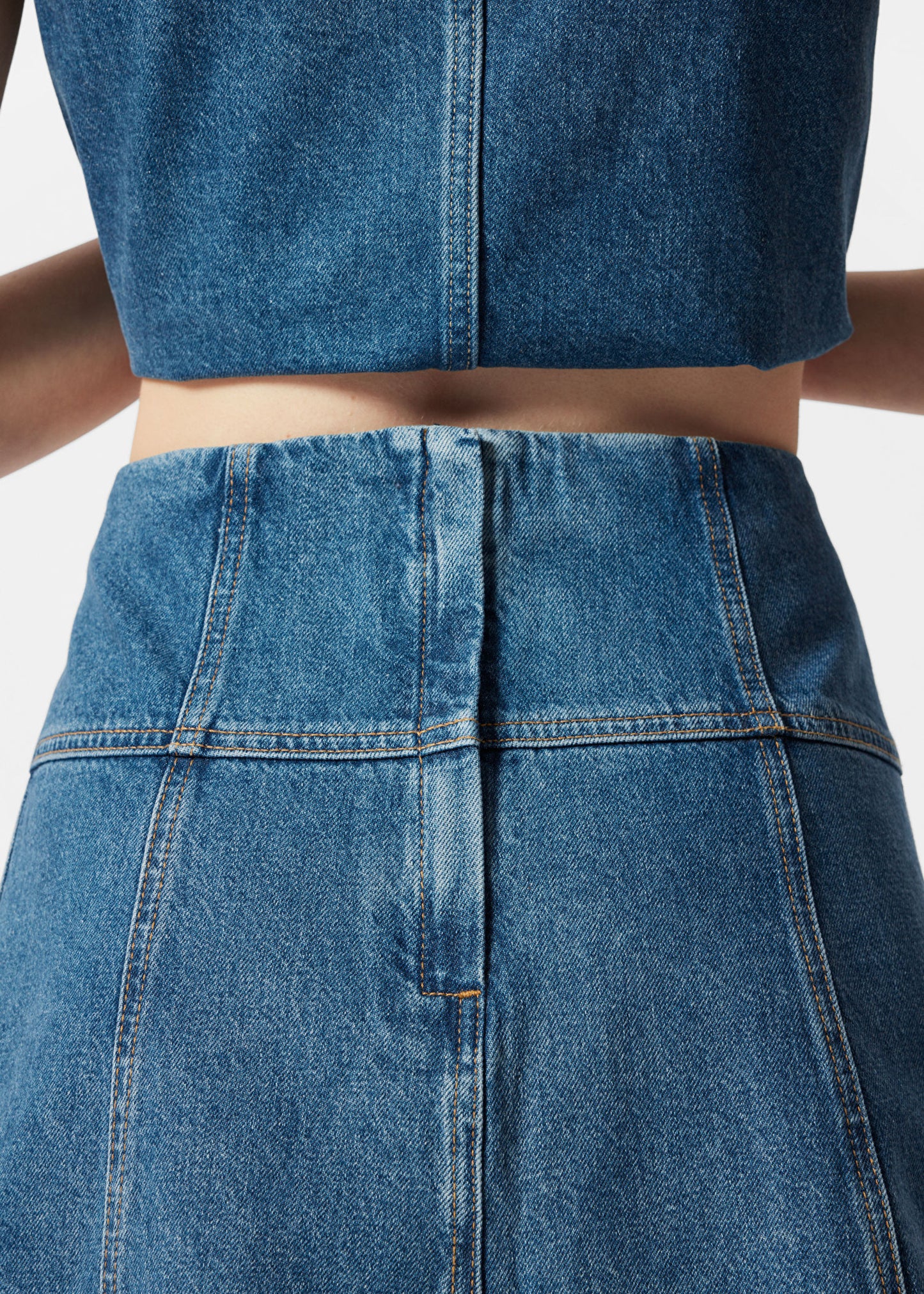 Denim Mini Skirt