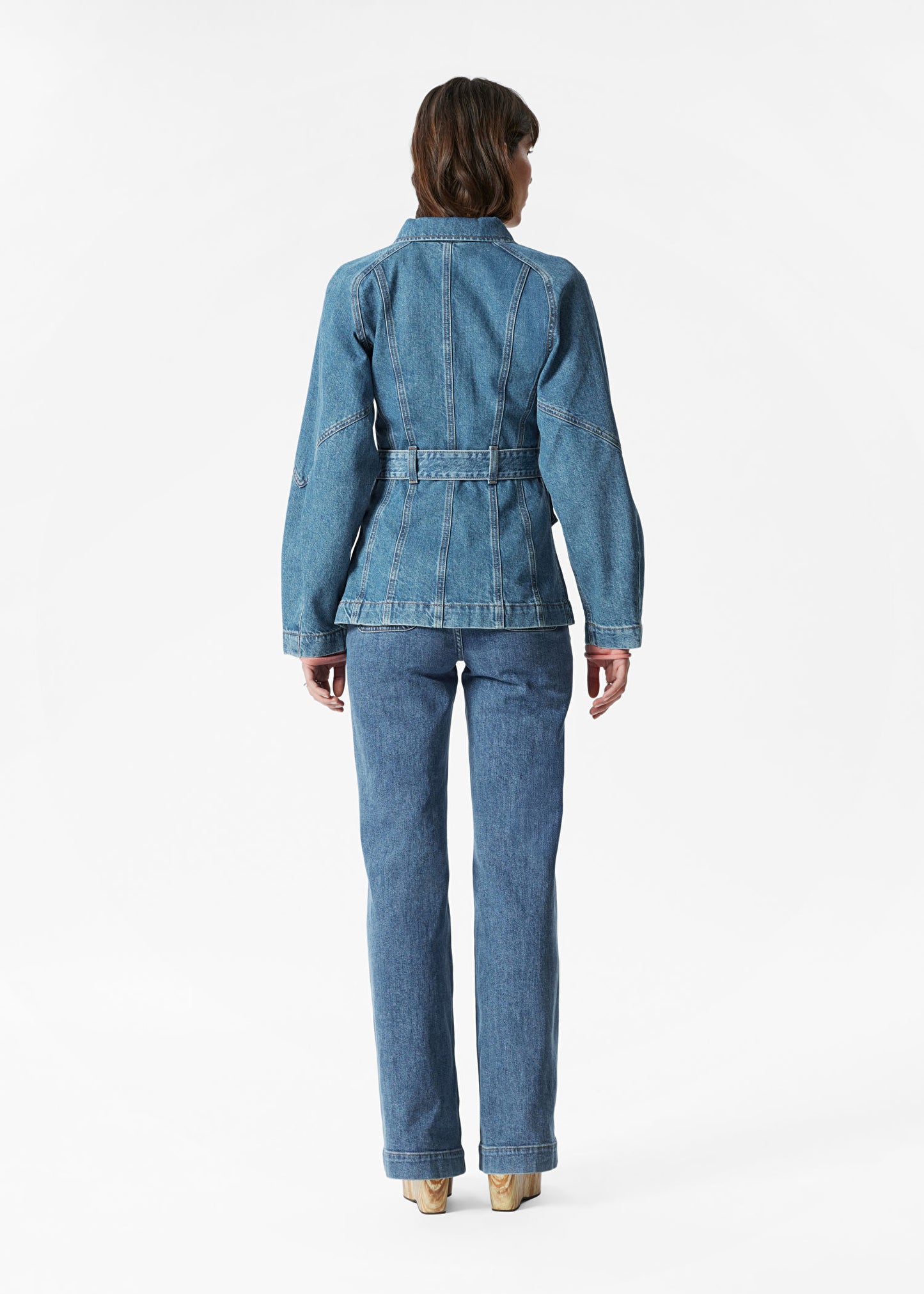 Belted Denim Jacket