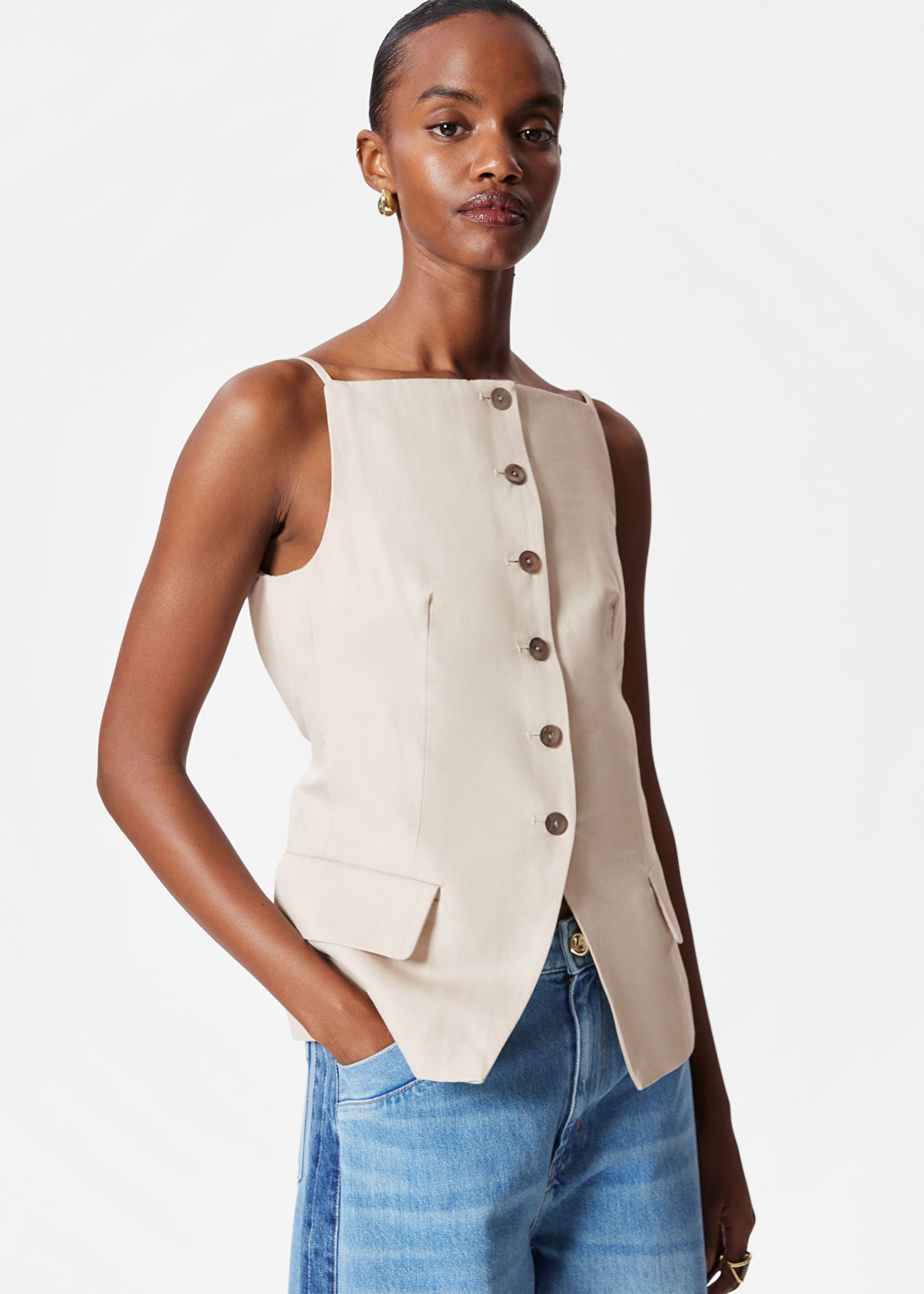Tailored Vest Top