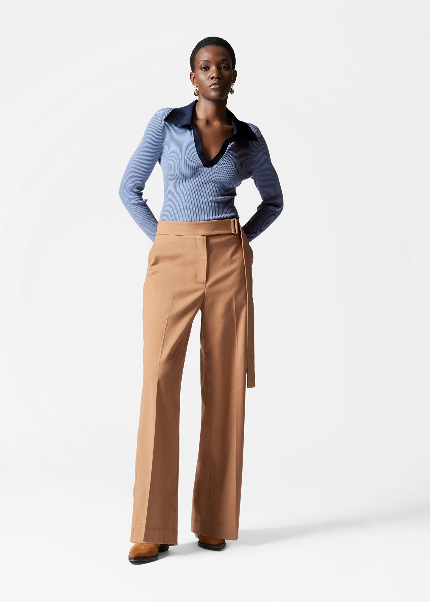 Wide Tailored Trousers