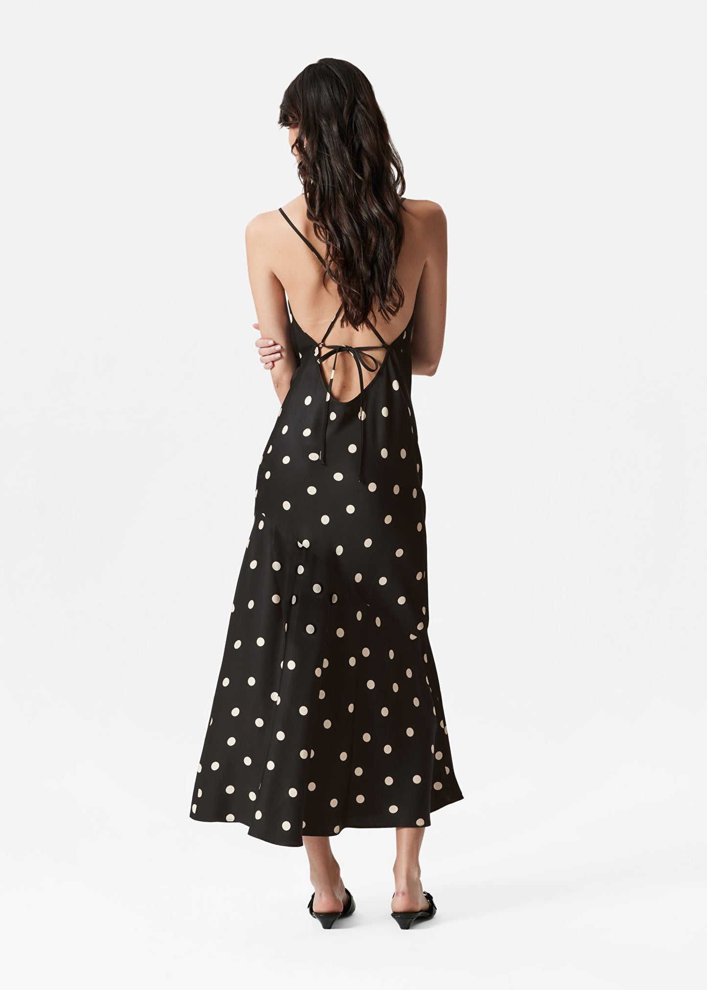 Satin Slip Midi Dress