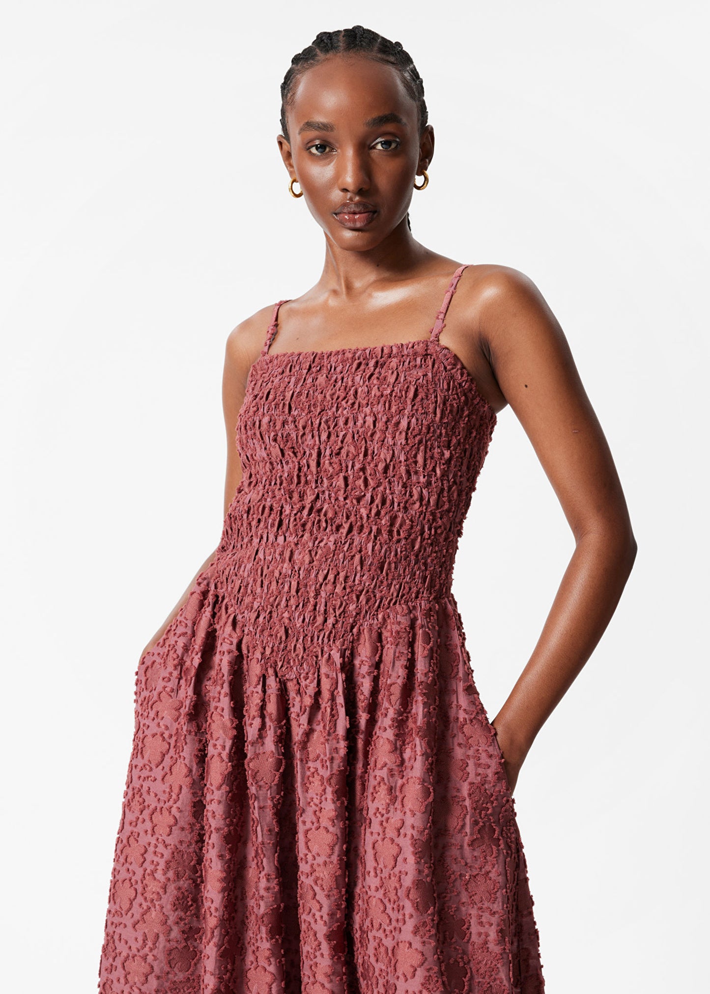 Smock Maxi Dress