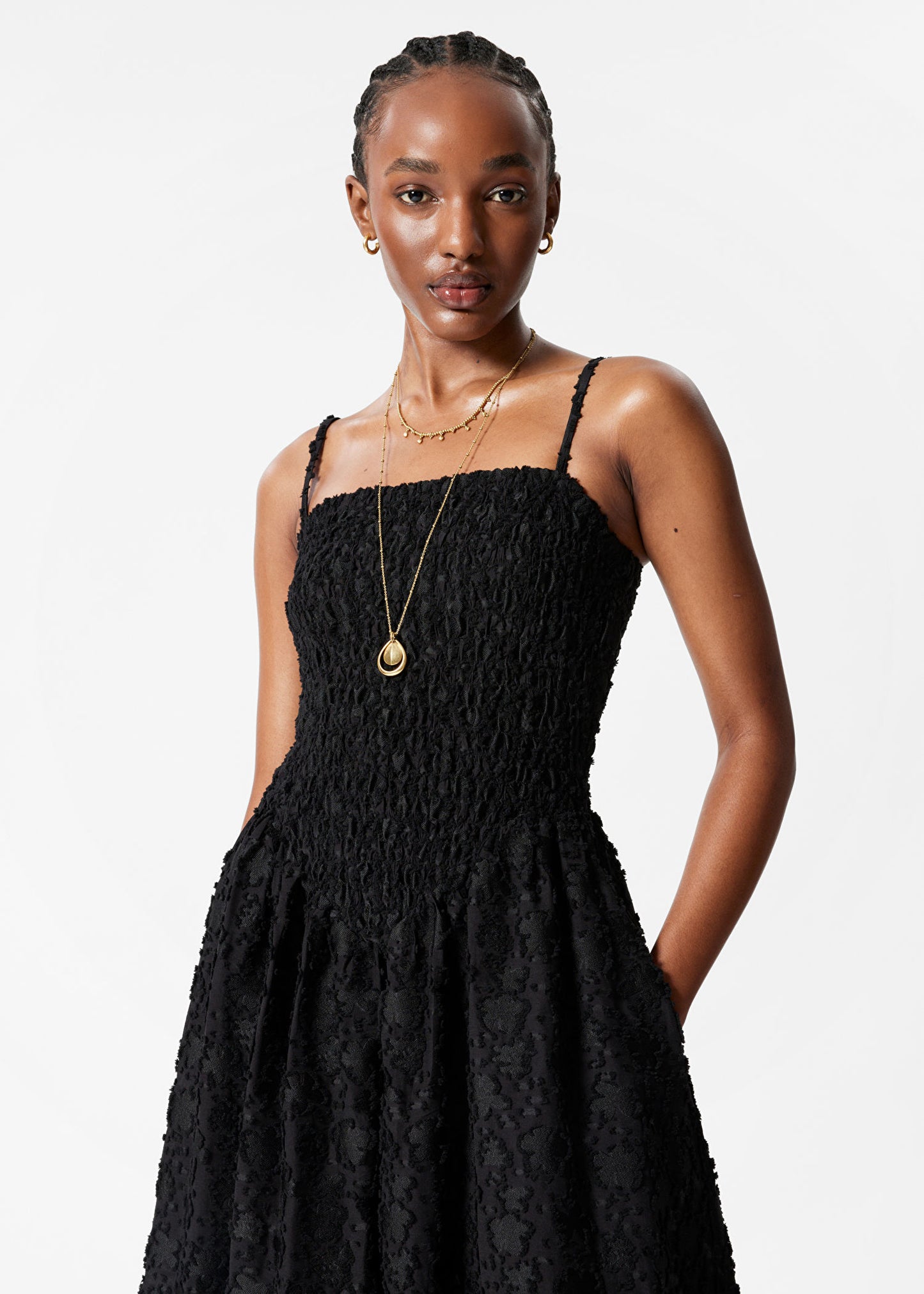 Smock Maxi Dress