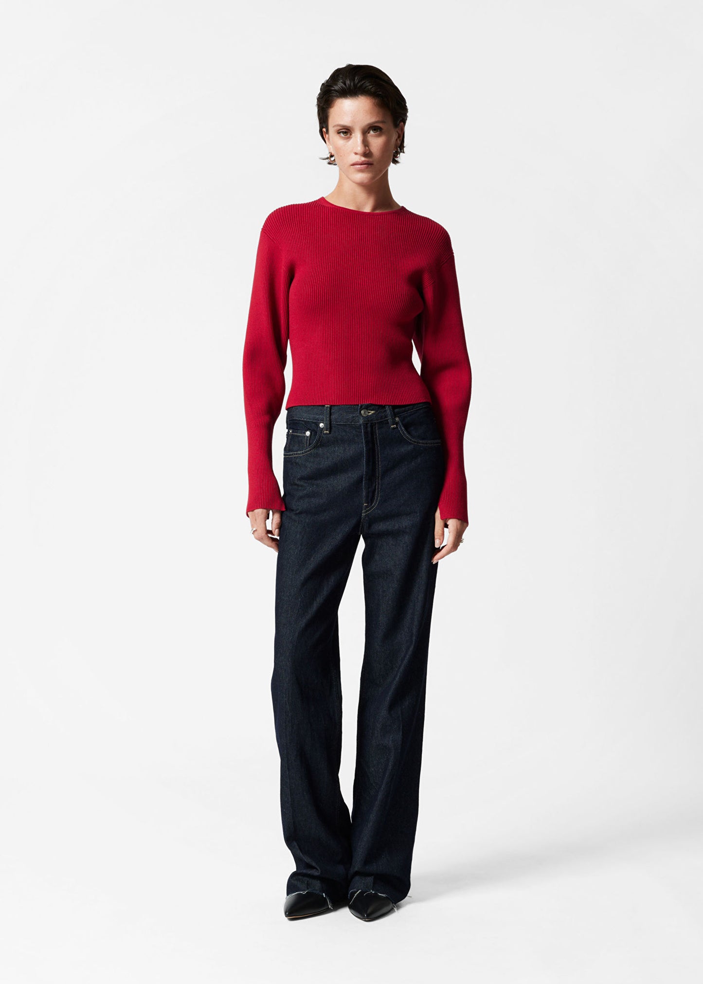 Rib-Knit Top
